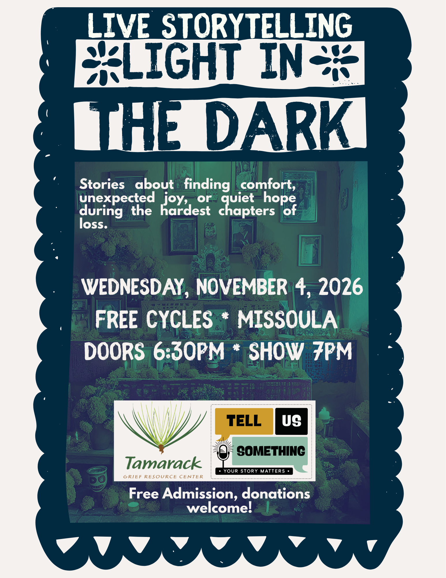 Light In The Dark - A Live Storytelling Event