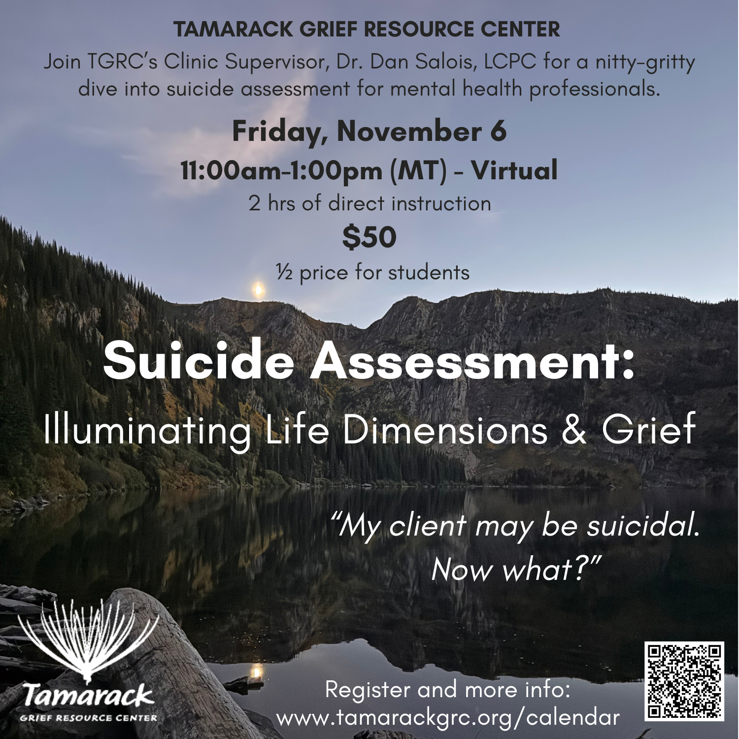 Suicide Assessment: Illuminating Life Dimensions and Grief