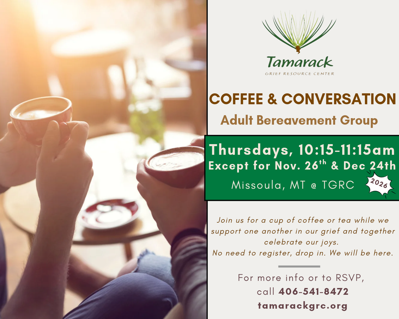 Coffee &amp; Conversation - MISSOULA  