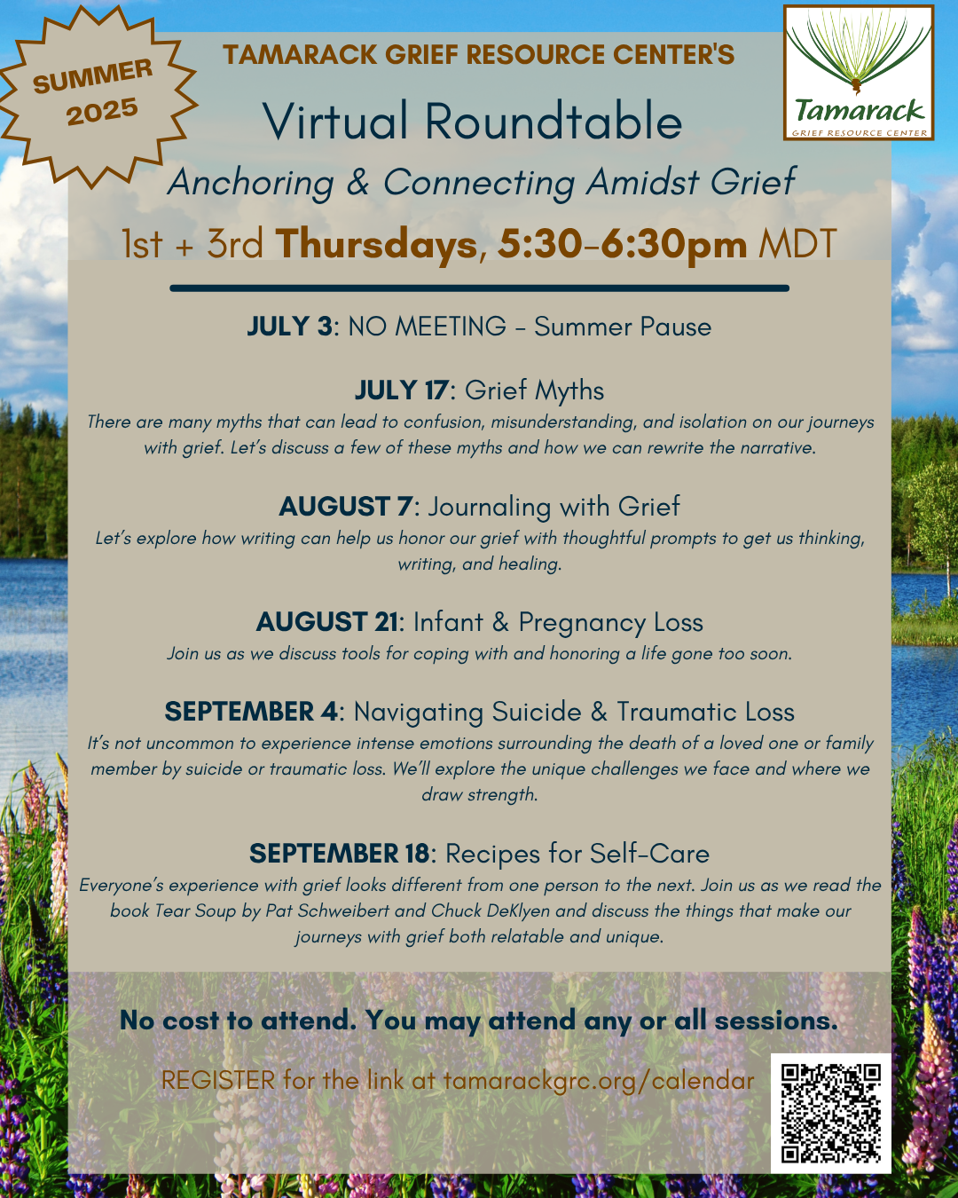 Adult Virtual Roundtable: Anchoring and Connecting Amidst Grief ...