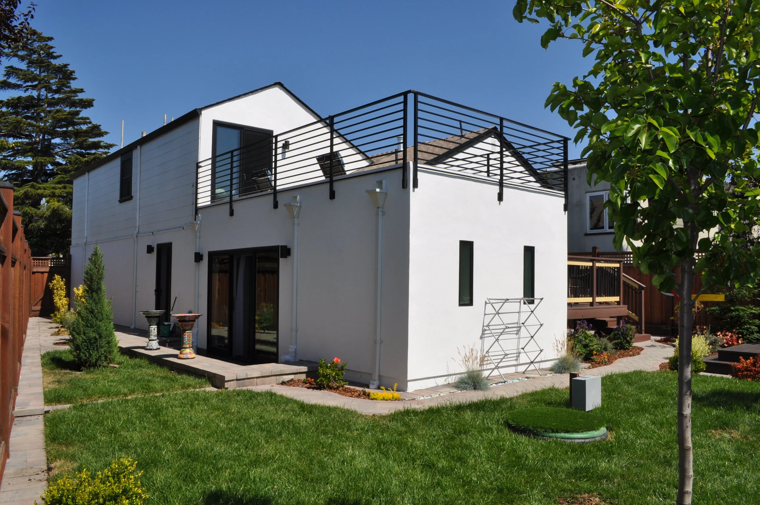 Backyard addition in Albany