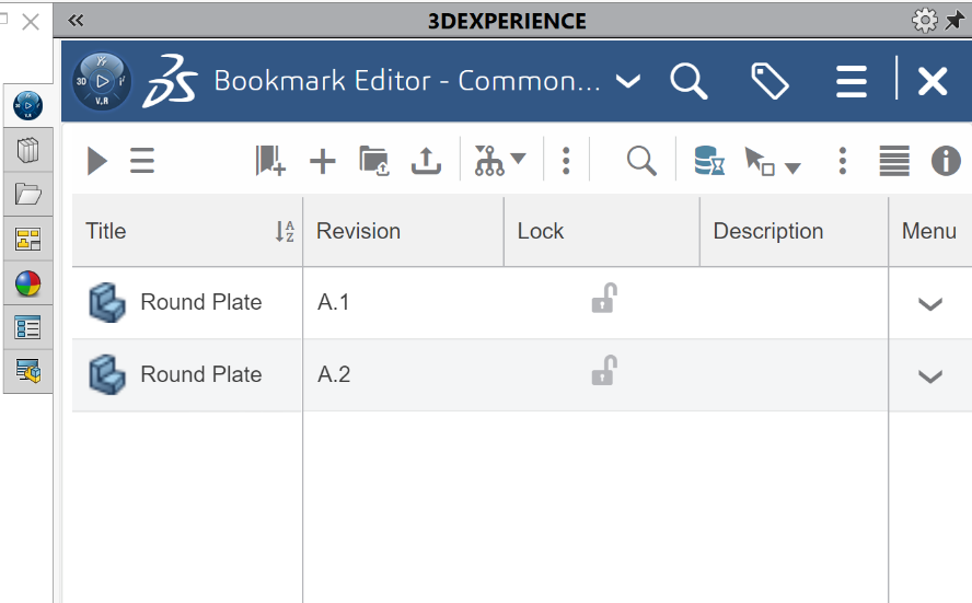 13 - Confirmation of Both Revision in Bookmark with 3DEXPERIENCE SOLIDWORKS.png