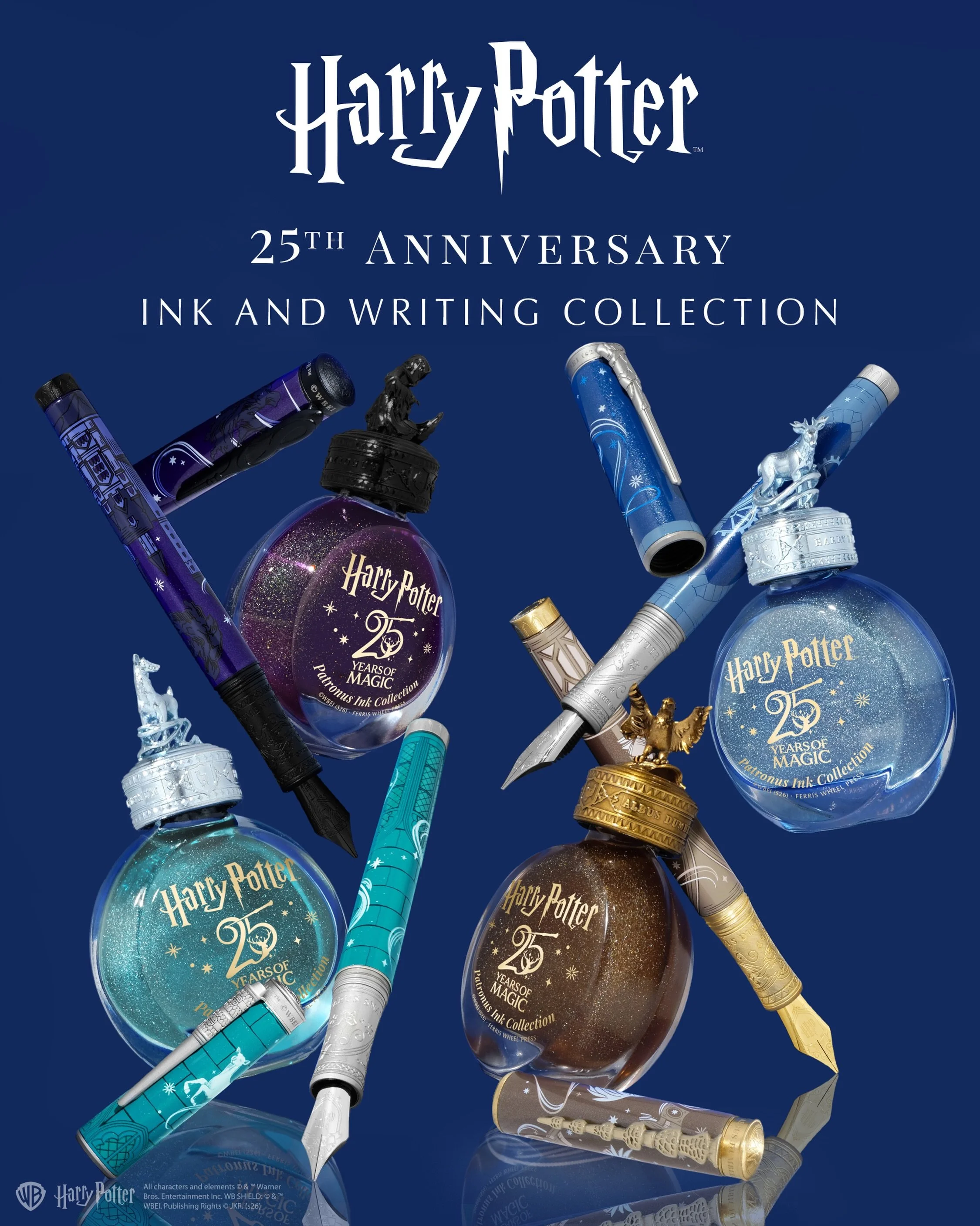 A little sneak peek at something magical coming soon 💫

I&rsquo;m so excited to be part of the upcoming Harry Potter 25th Anniversary Ink &amp; Writing Collection with Ferris Wheel Press in collaboration with Warner Bros. Discovery. 

The new pen an