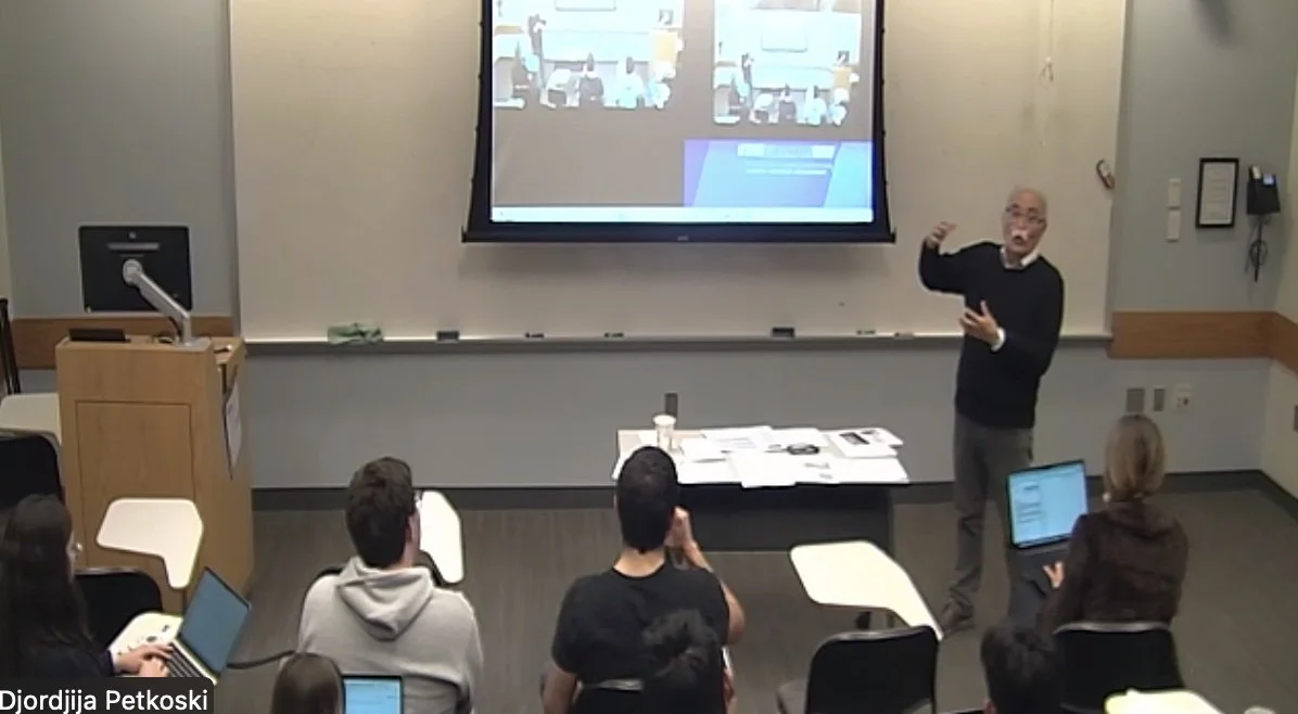 James Forr speaks at the Wharton School