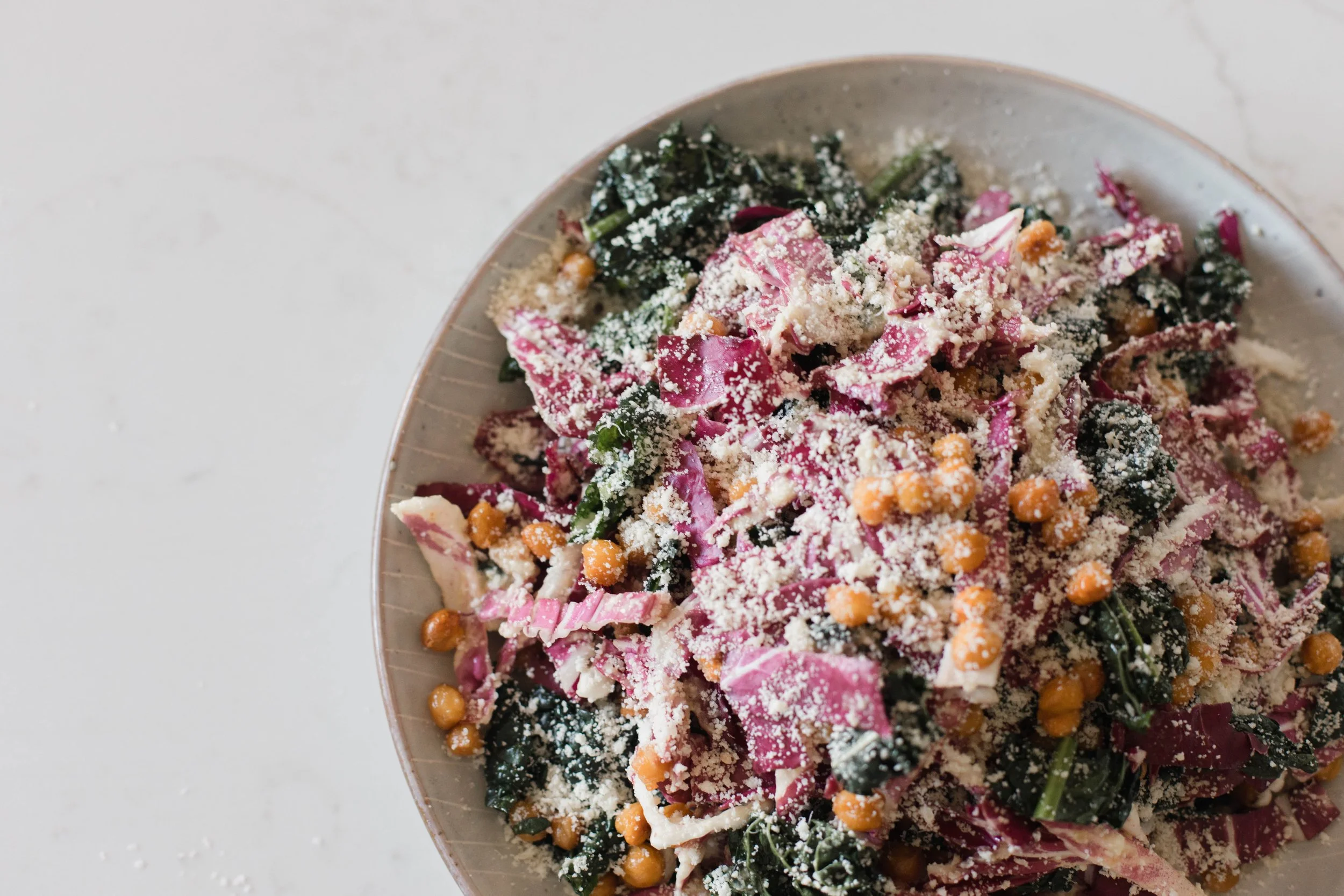Radicchio &amp; Tuscan Kale Caesar Salad