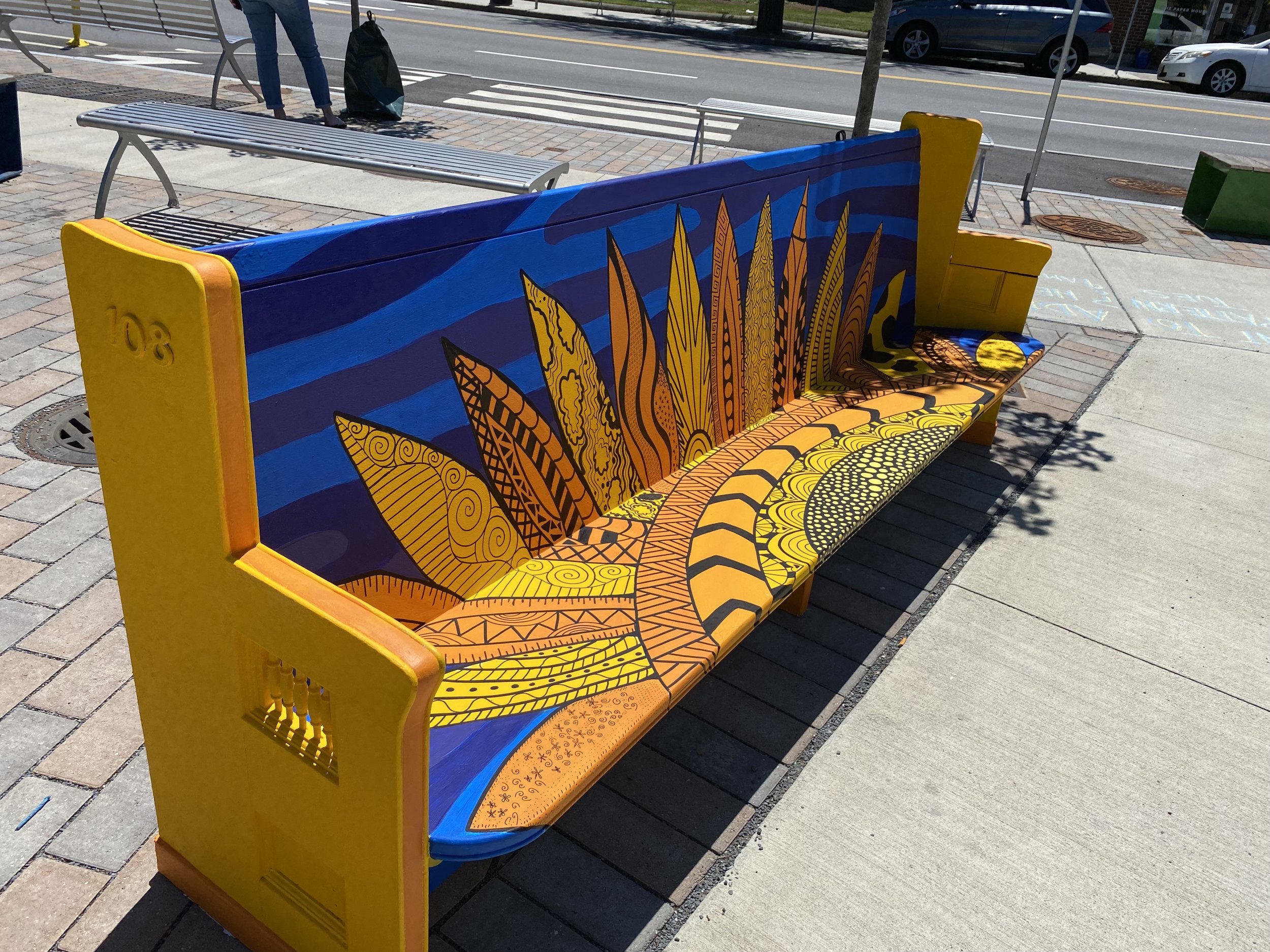Painted Benches