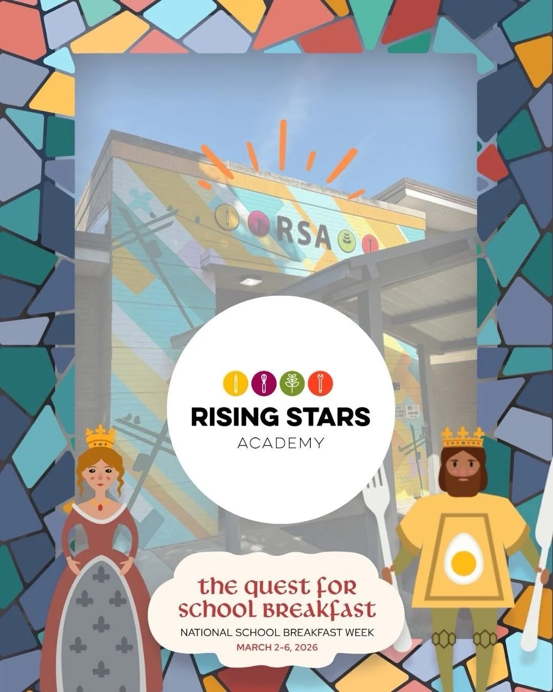 Fueling bright futures starts in the morning 🌞🍎

Rising Stars Academy is celebrating National School Breakfast Week (March 2&ndash;6) with the School Nutrition Association&rsquo;s &ldquo;The Quest for School Breakfast!&rdquo; 🥣✨

Busy mornings? We