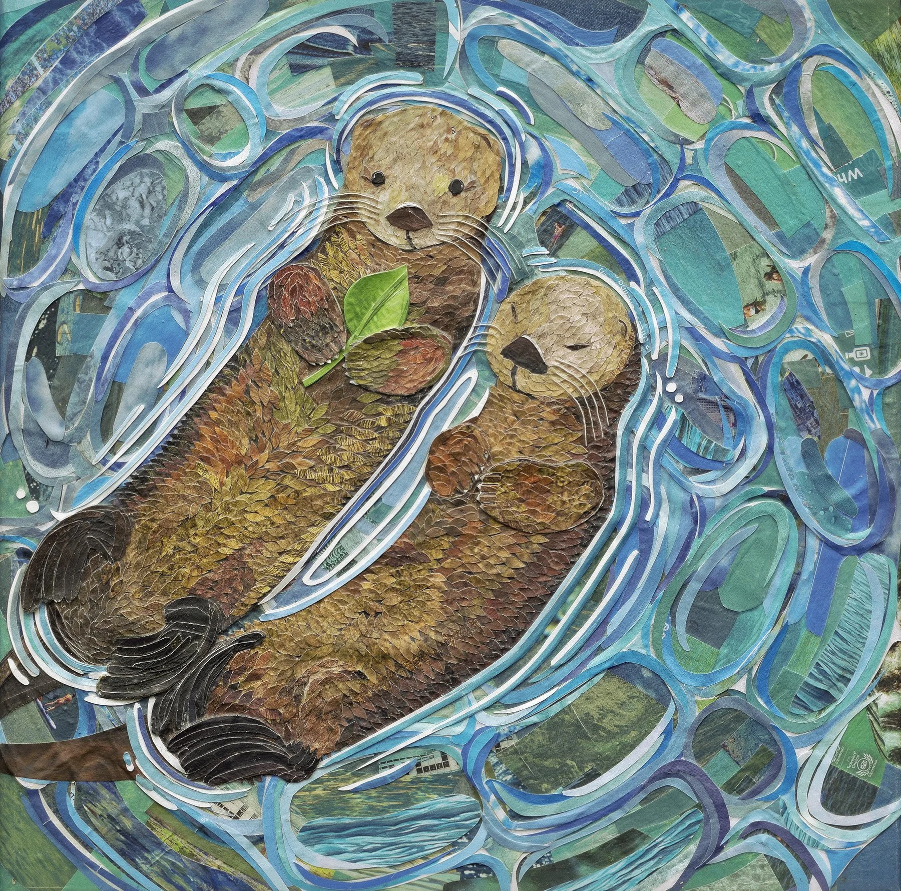 Sea Otter final - EmLavArt_ High-density collage by Emily Lavalier.jpg