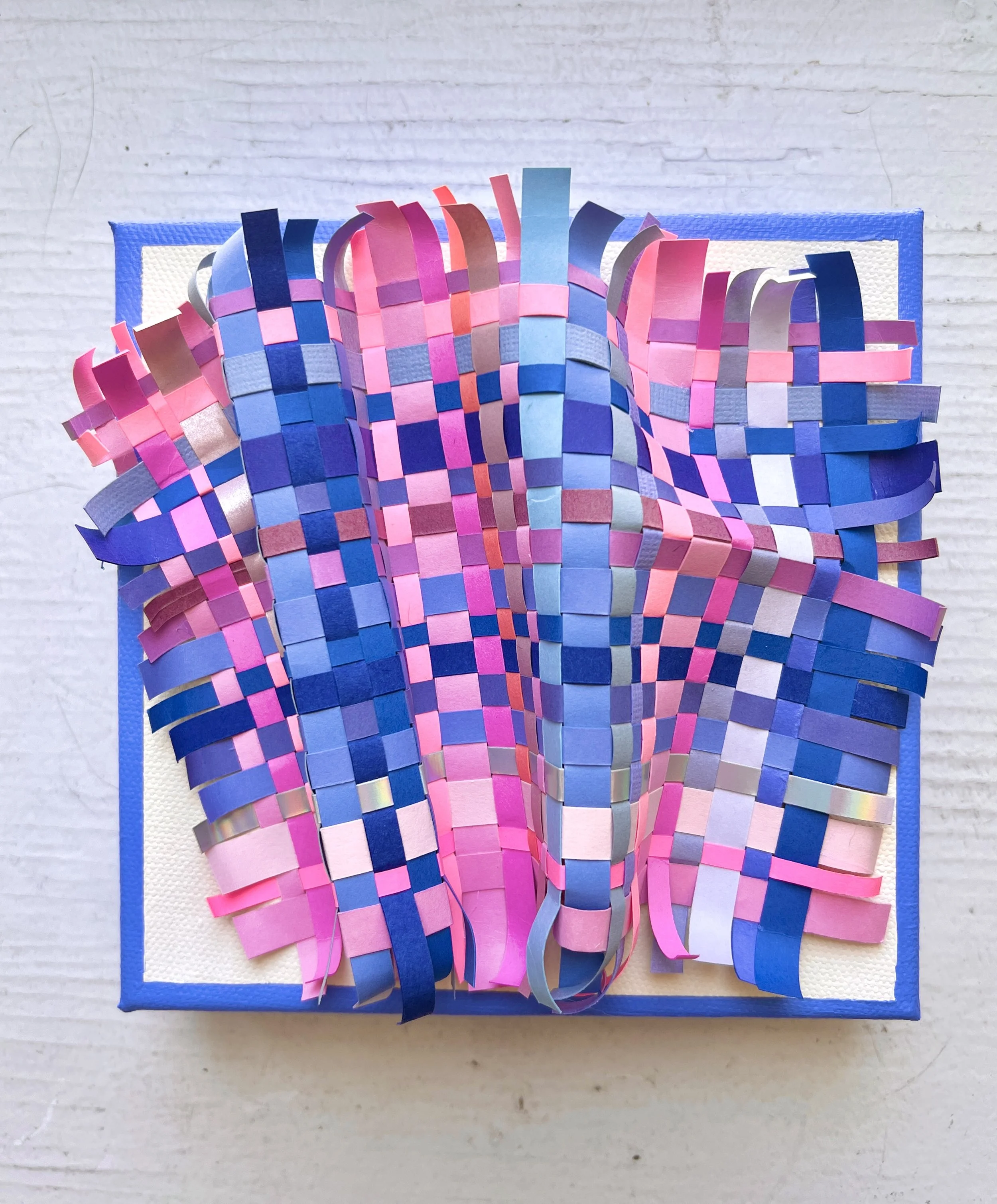 Ready to Delegate- Original Woven Painting *FREE SHIPPING*