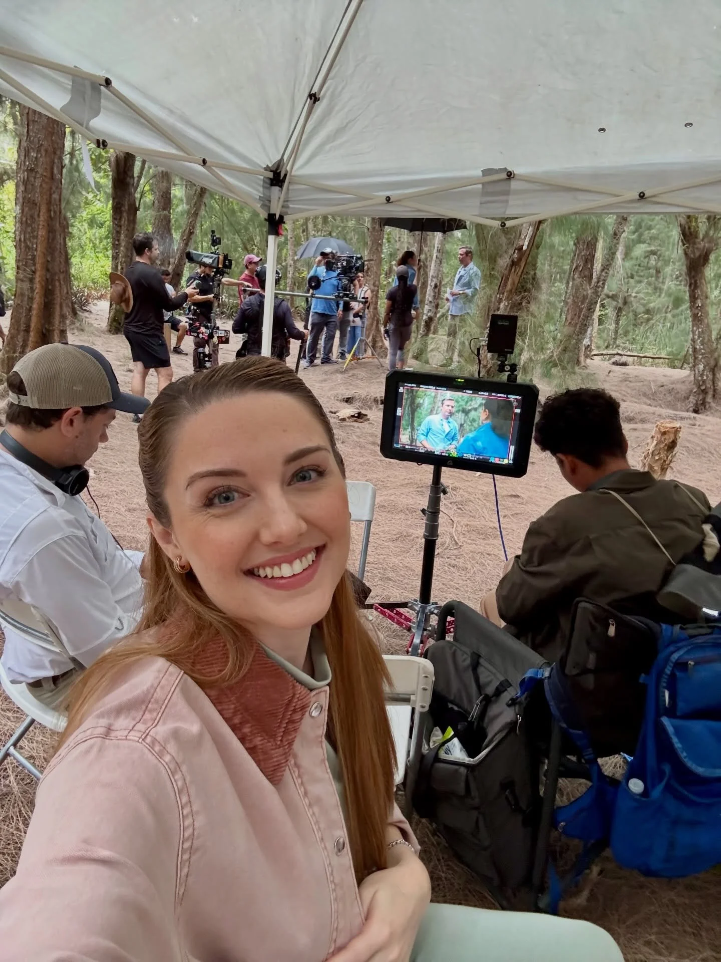 A lil BTS from Who Took My Family now on Lifetime.

We finished this film a week before my wedding and it was such a whirlwind of a wedding gift getting to shoot in the Florida Everglades &amp; my first time playing a mom! 

Thank you to Scotty Mulle