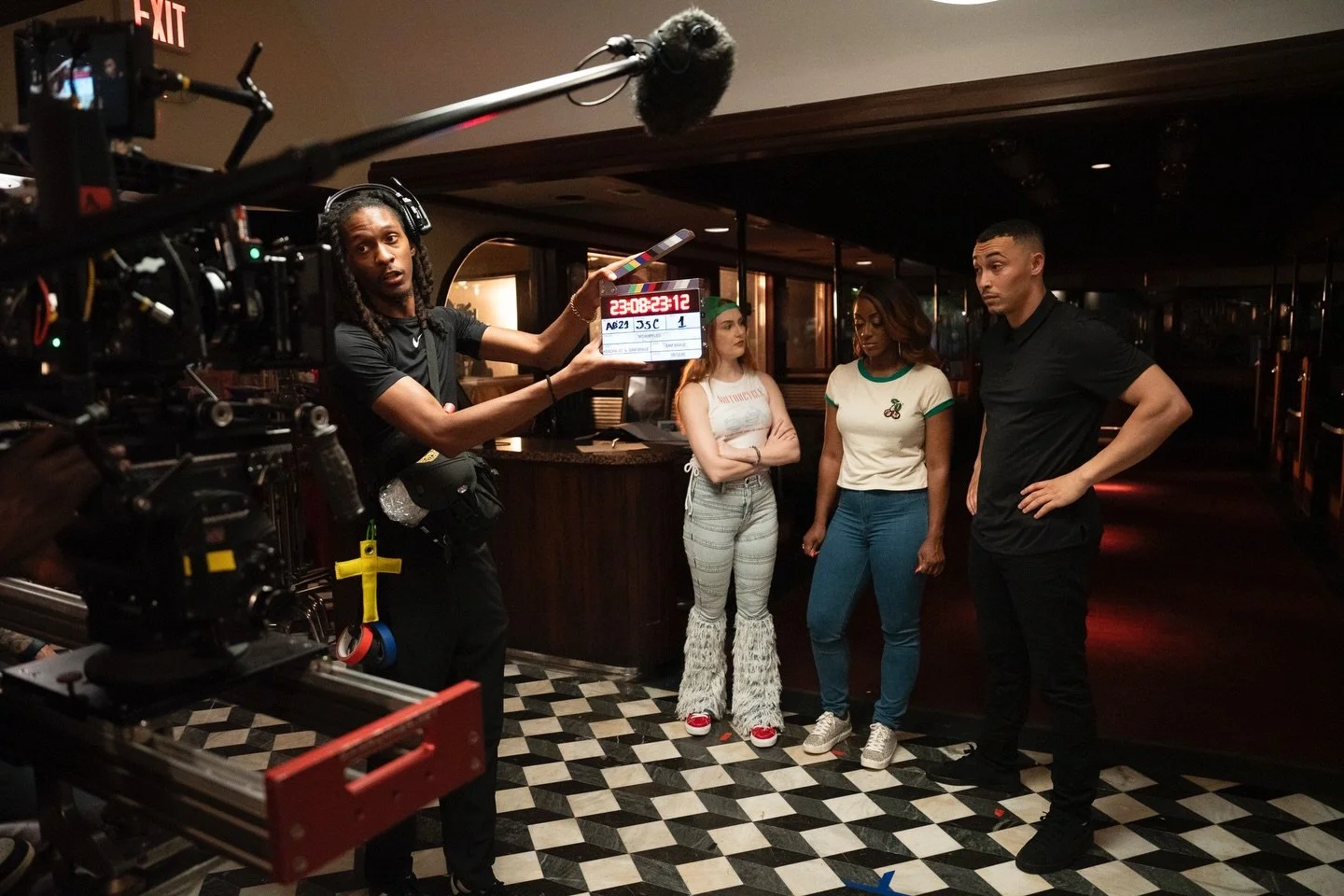 Mo&rsquo; Waffles premieres today on Tubi! 

I couldn&rsquo;t have asked for a kinder, more supportive cast &amp; crew for my first series regular experience. 

Thank you to @bykendrajo for creating such a fun world to play in and for taking such car