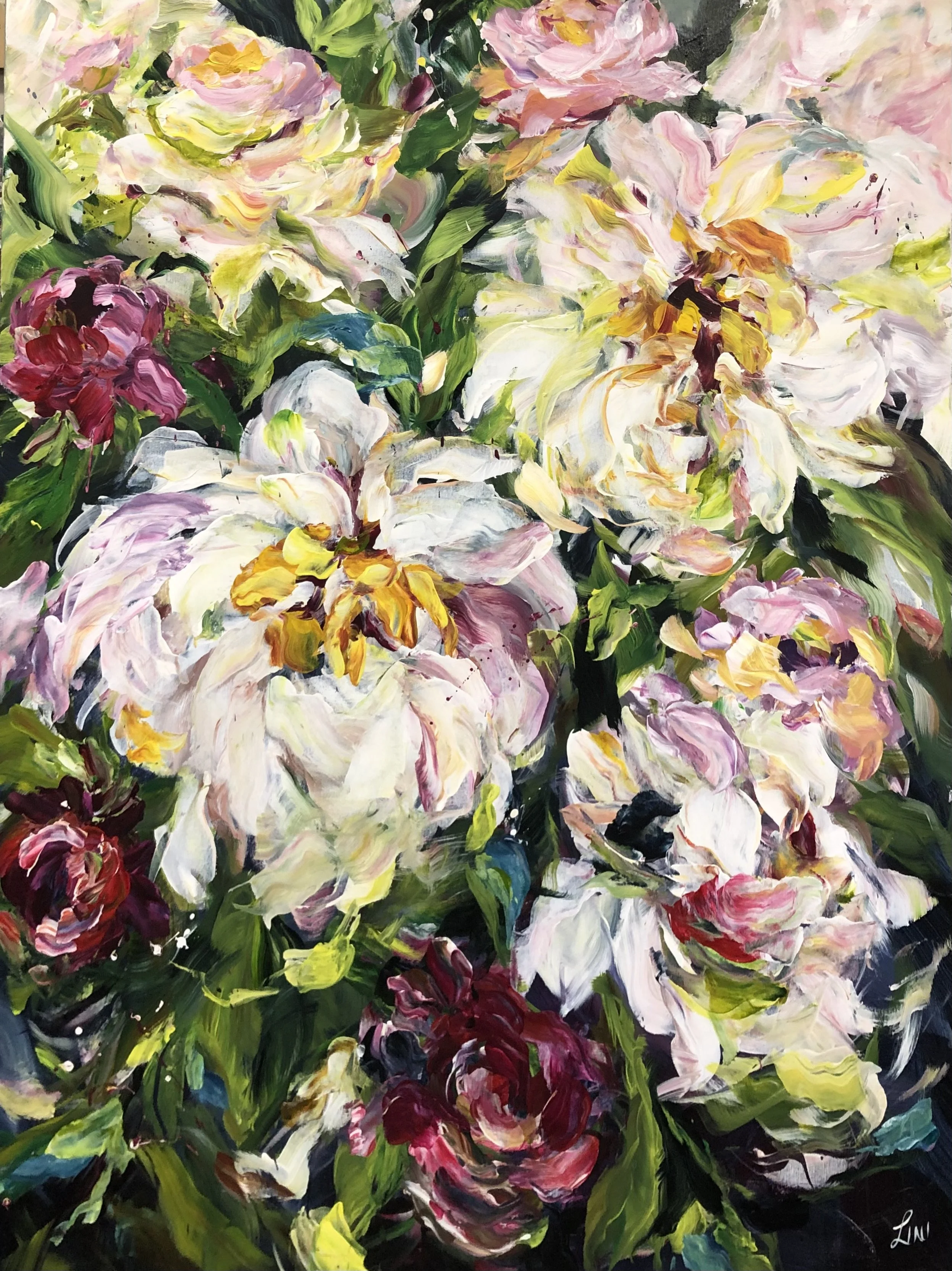 Peony Love - 36x48in