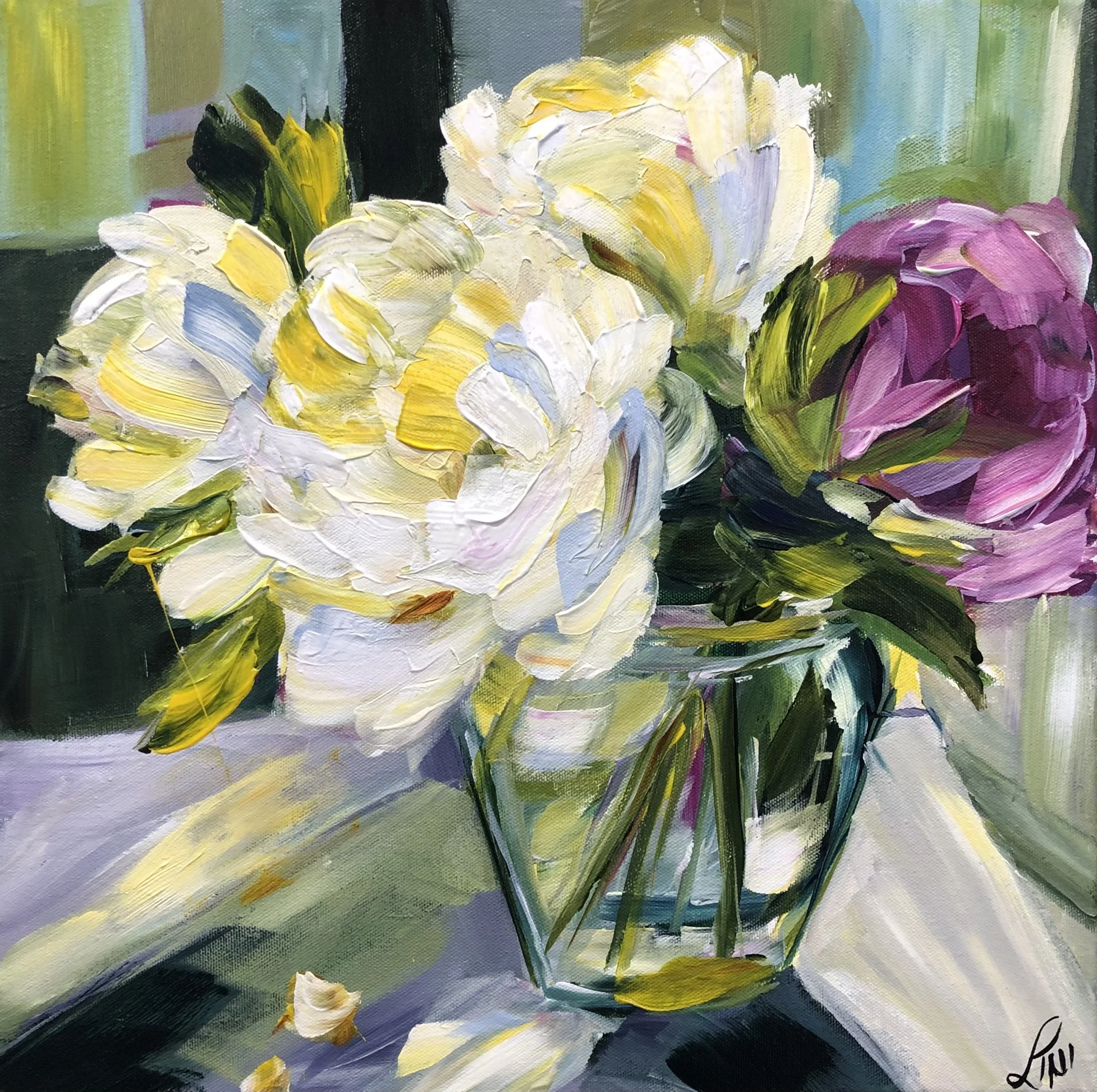 Bedside Bouquet - 16x16in