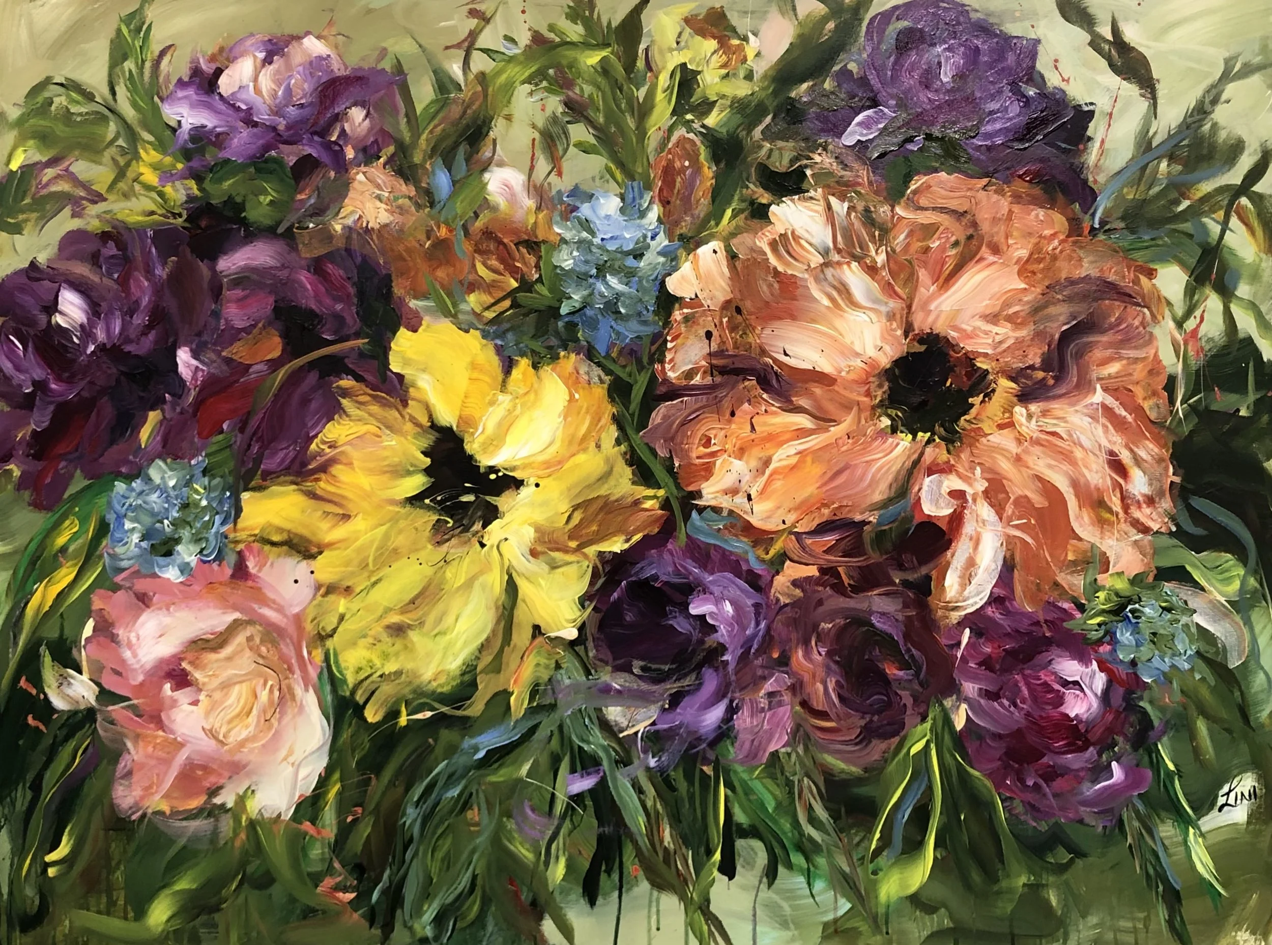 Summers Rainbow - 36x48in