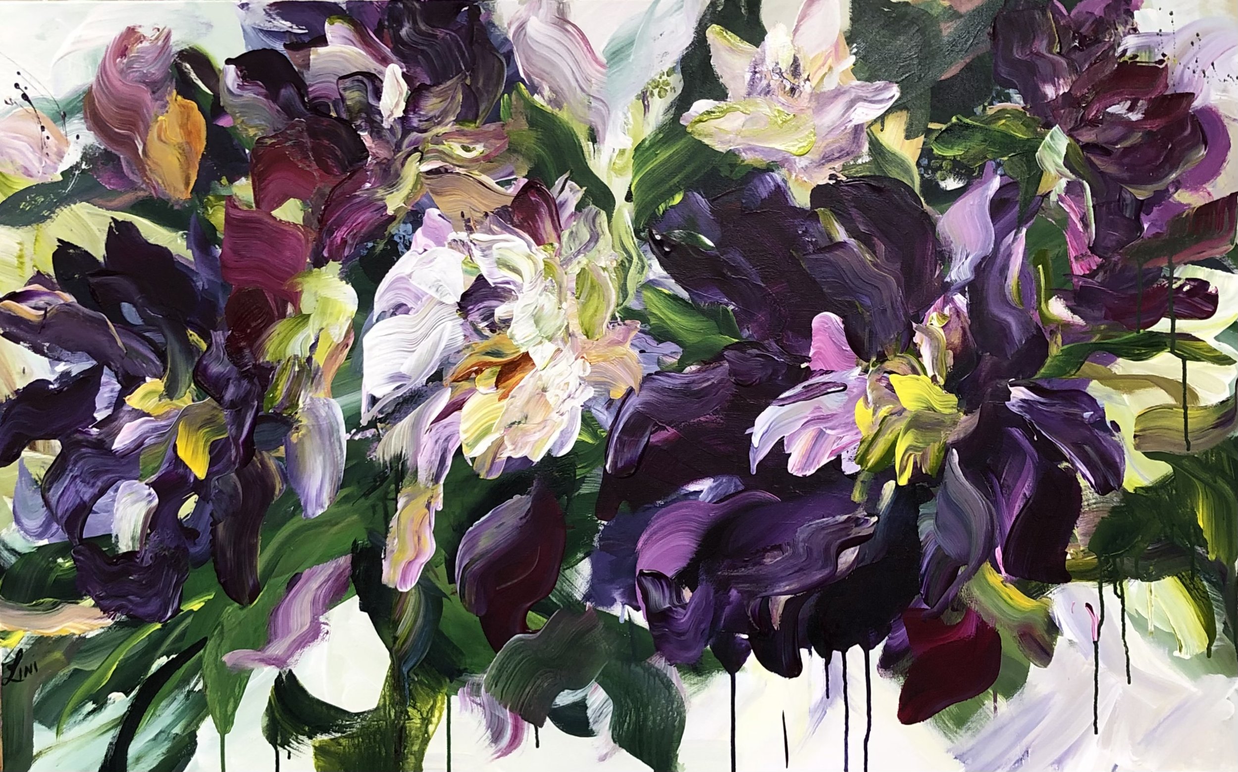 'Poetic Bounty' - 2.5x4ft