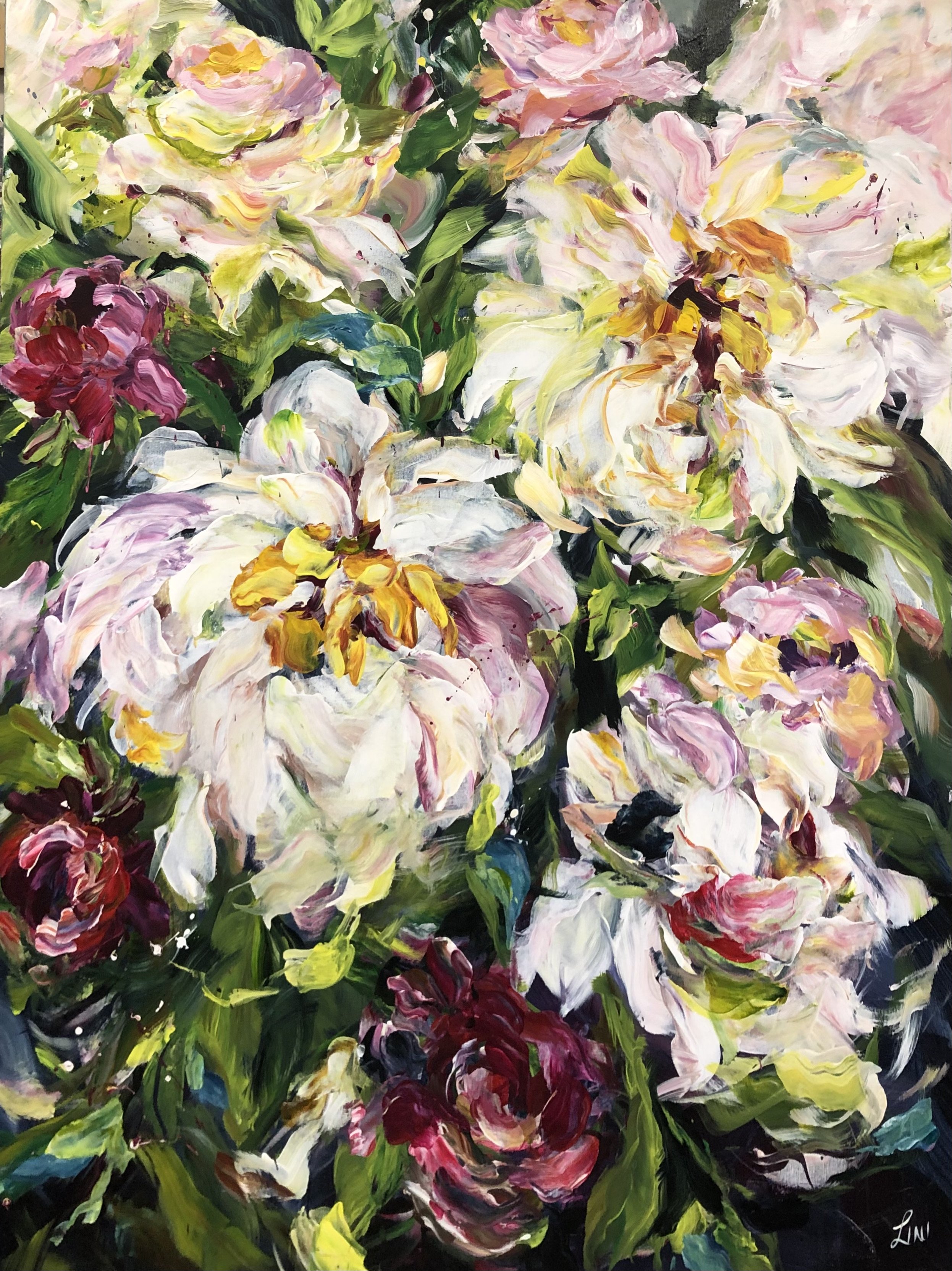Peony Love - 36x48in