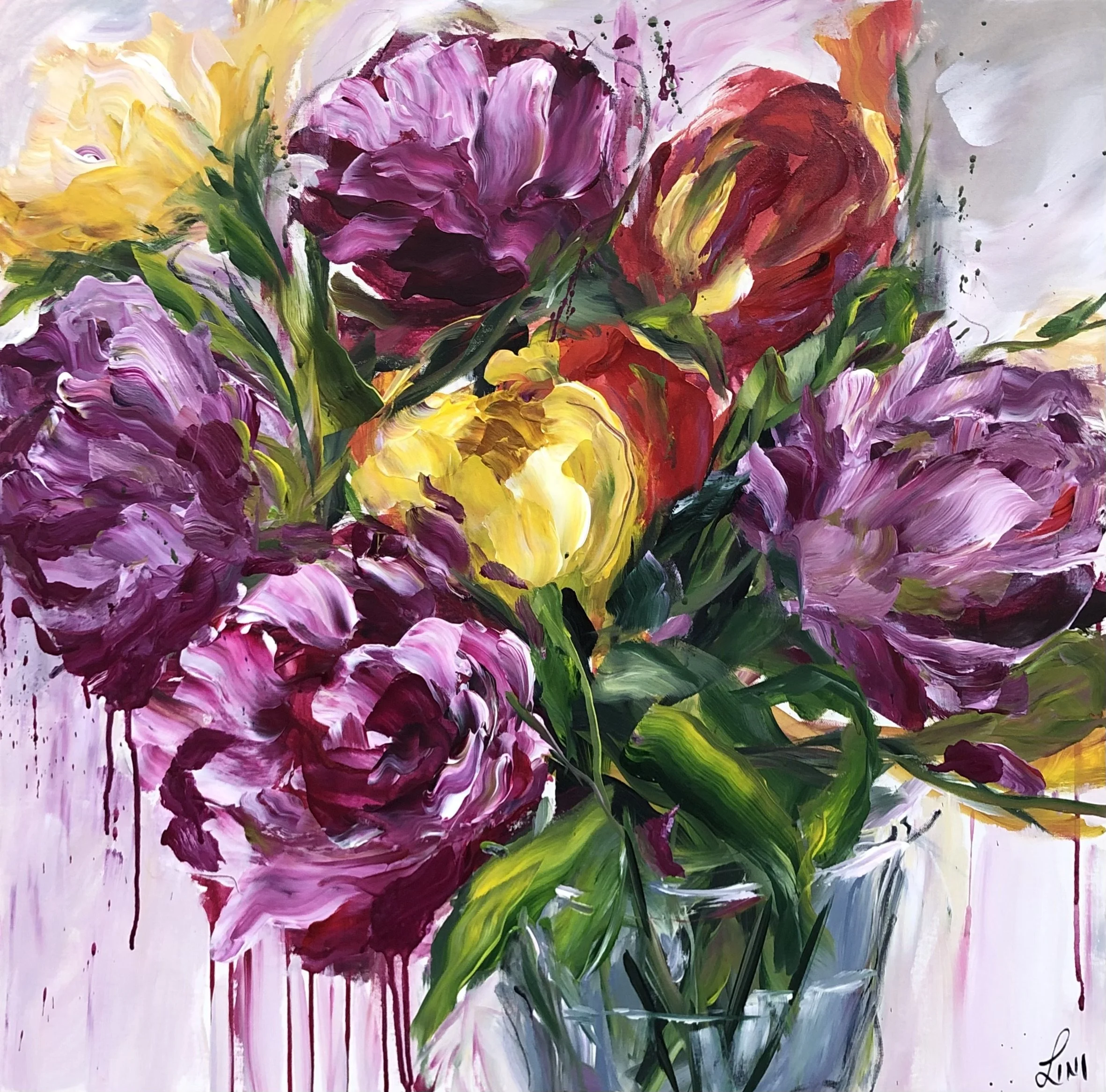 Le Bouquet - 30x30in