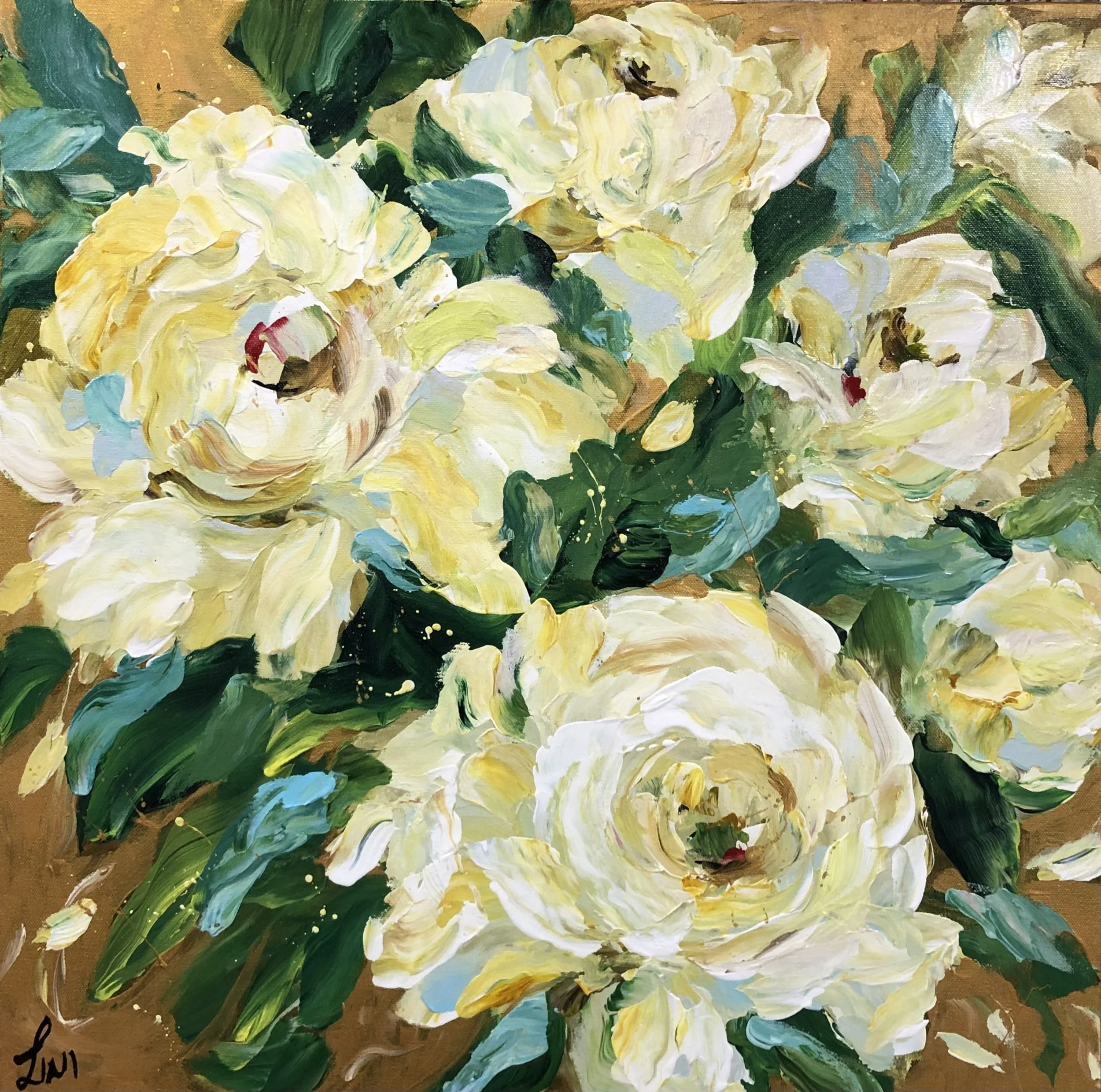 Golden Reverie - 24x24in