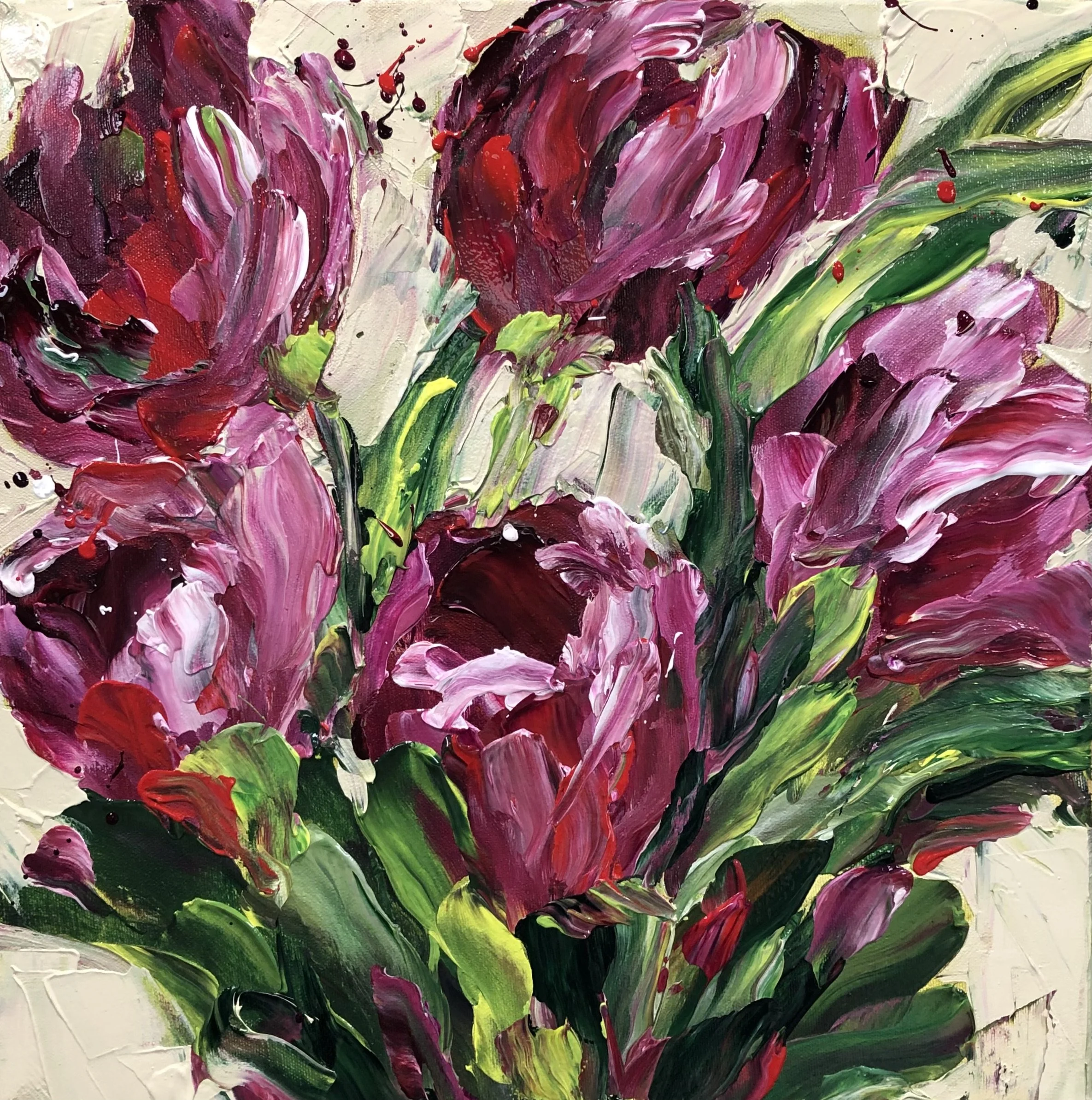 Hello Spring - 16x16in