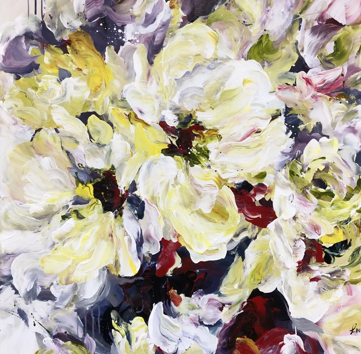 Amongst the Clouds - 36x36in