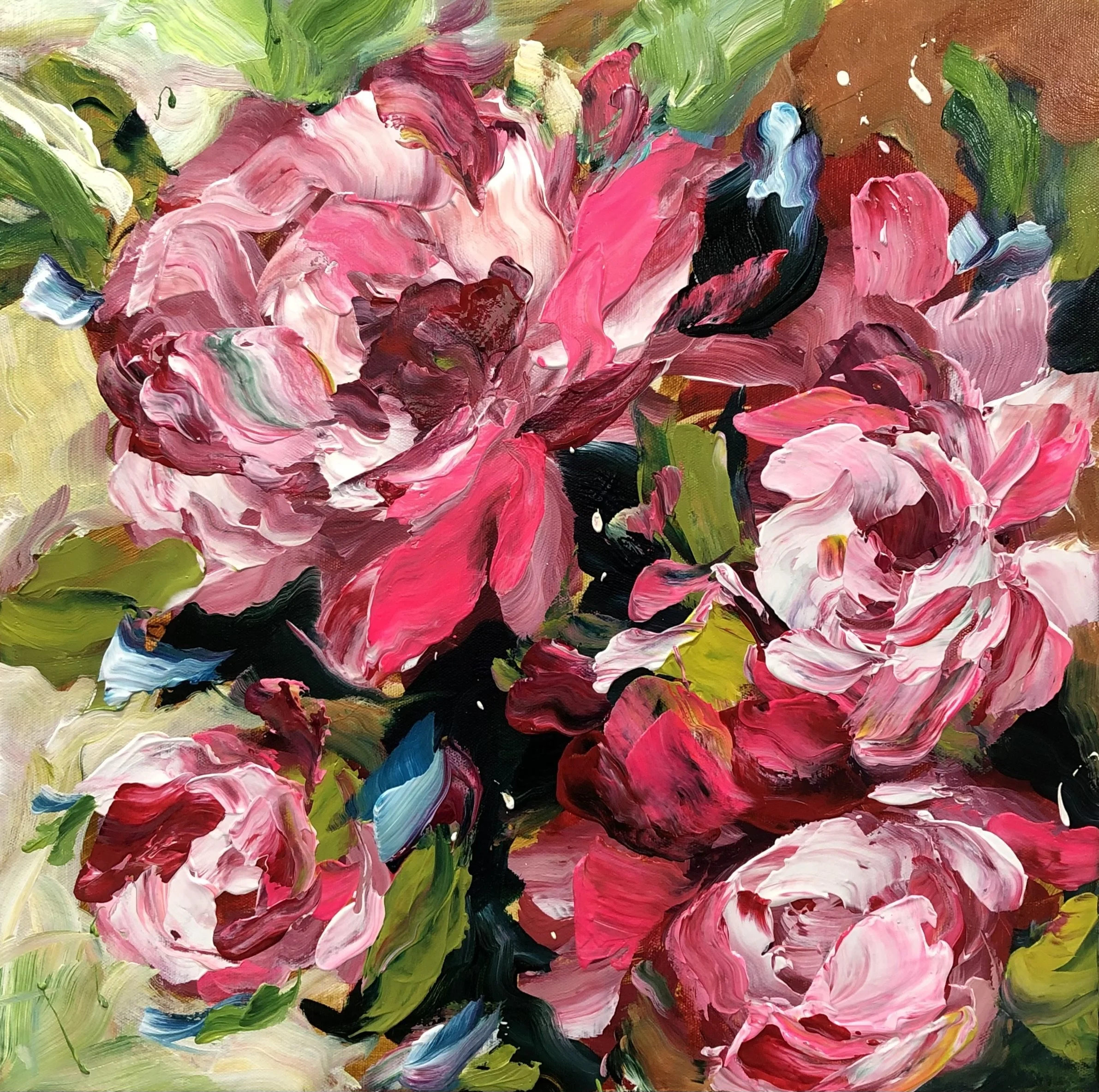 Joy Captured - 18x18in
