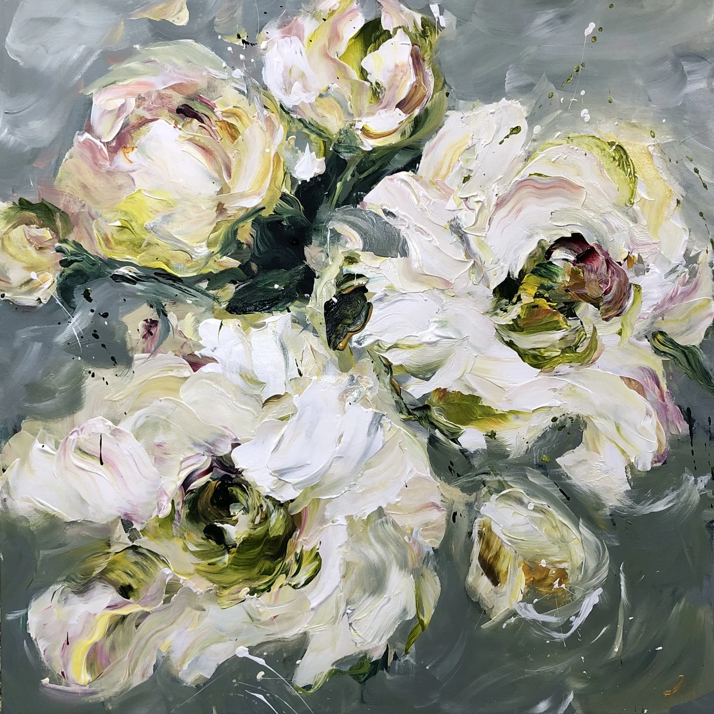 Loves Embrace - 24x24in