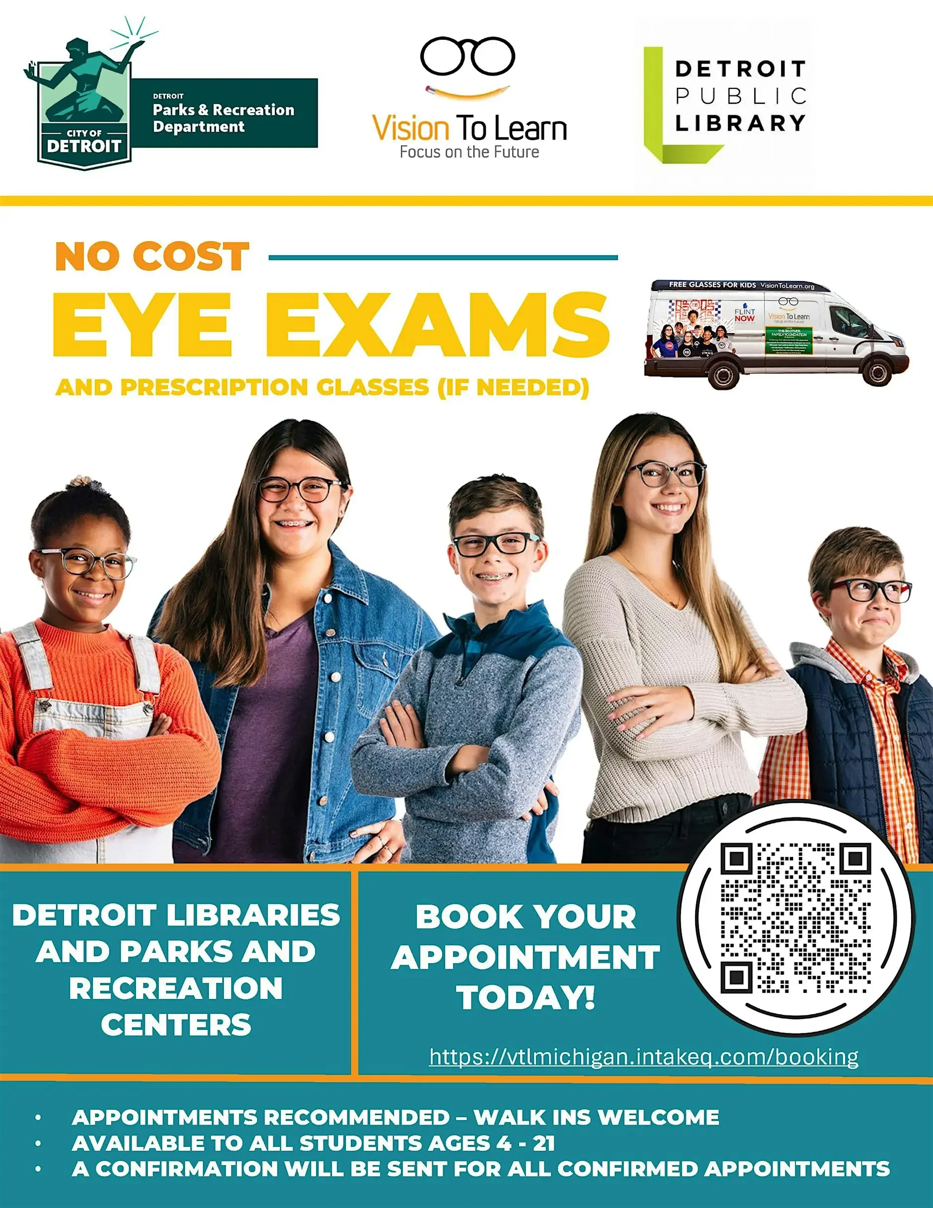 Vision To Learn's summer appointment scheduler!  
