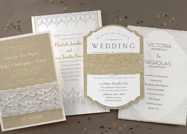 What’s new in wedding paper?