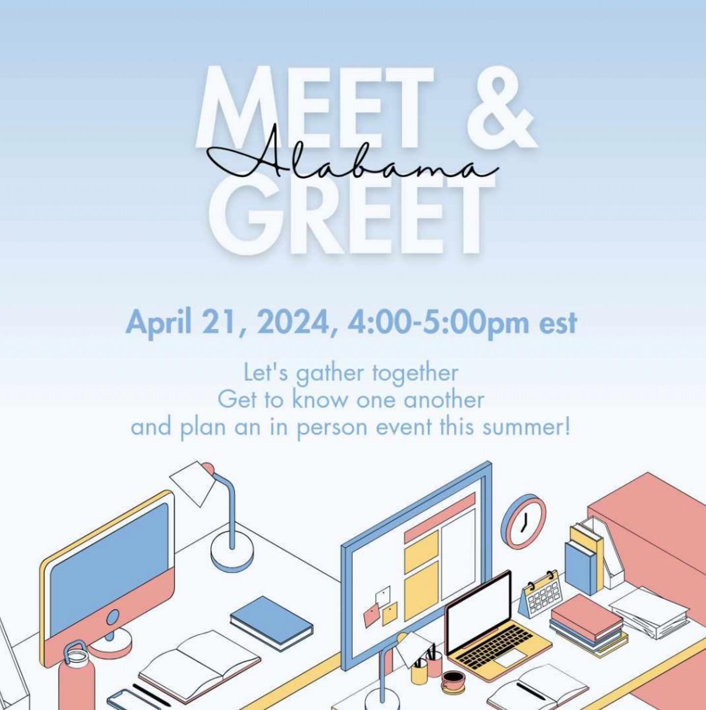 This is for our Alabama members (or Alabama wedding pros who may want to learn more about @abcassoc )!

Carolyn Jones, your new Alabama P.O.D.S. Leader is hosting an online Meet &amp; Greet on Sunday, April 21st from 4 - 5 PM Eastern Time. This is a 