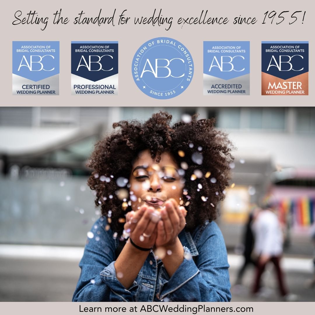 Are you ready to take your career as a wedding professional to dazzling new heights? If so, it&rsquo;s time to join the Association of Bridal Consultants @abcassoc. We've been setting the gold standard of wedding excellence since 1955 - that's almost