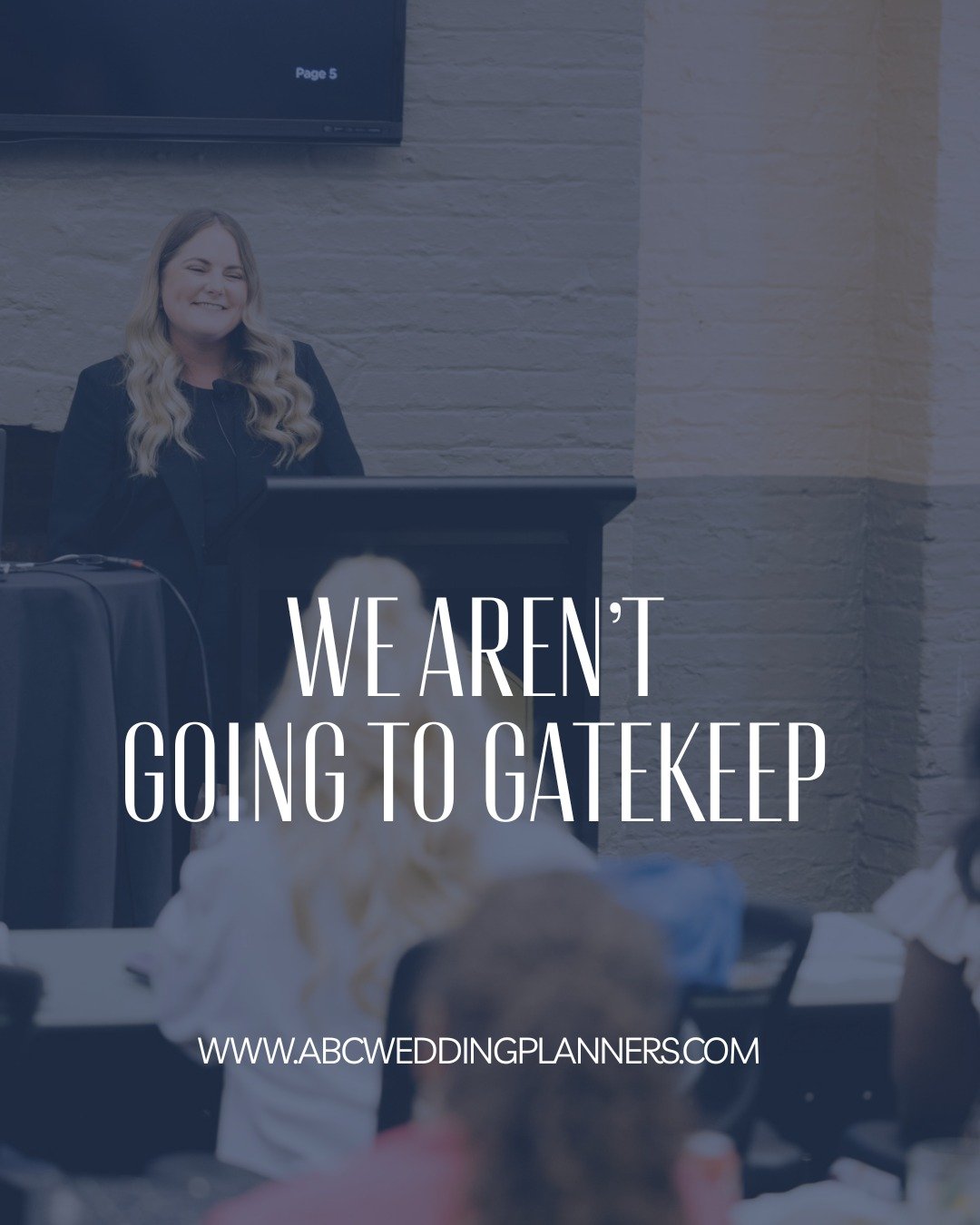 Here&rsquo;s the deal we&rsquo;re not gatekeeping.

When you join ABC, you get access to:
✔️ Exclusive resources + templates
✔️ Business tools to help you streamline &amp; scale
✔️ A network of vetted wedding pros
✔️ Professional development &amp; ed