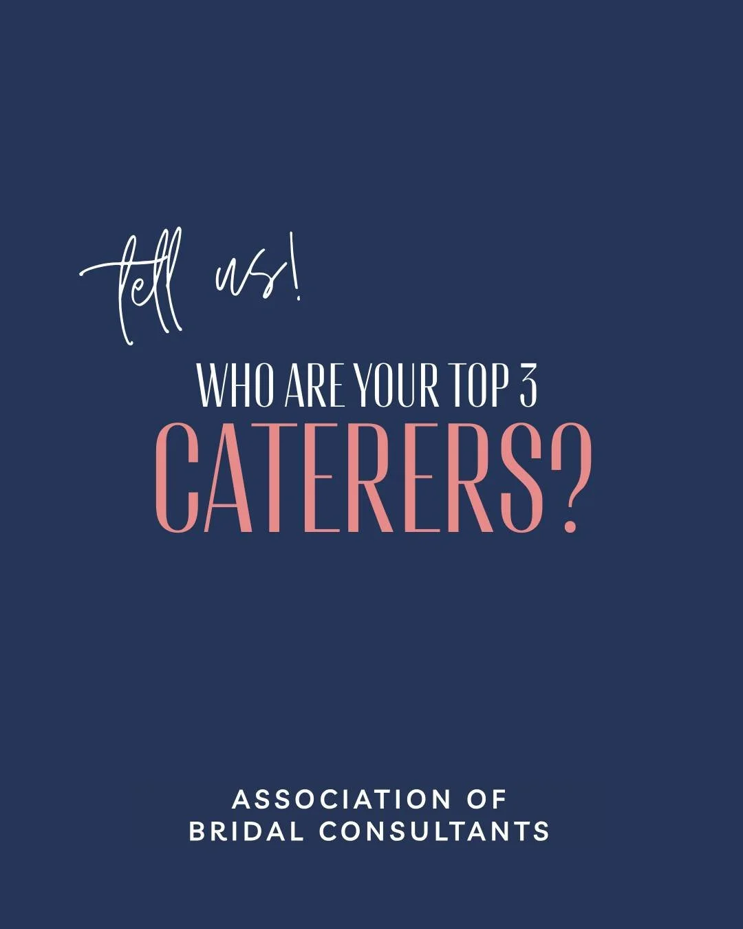 ✨ Let&rsquo;s give some love to the ones who keep our couples (and vendor teams!) fed and happy! 🍽️💍

Tell us your top 3 caterers you love working with &mdash; and don&rsquo;t forget to tag them below! 👇

Whether it&rsquo;s their flawless service,