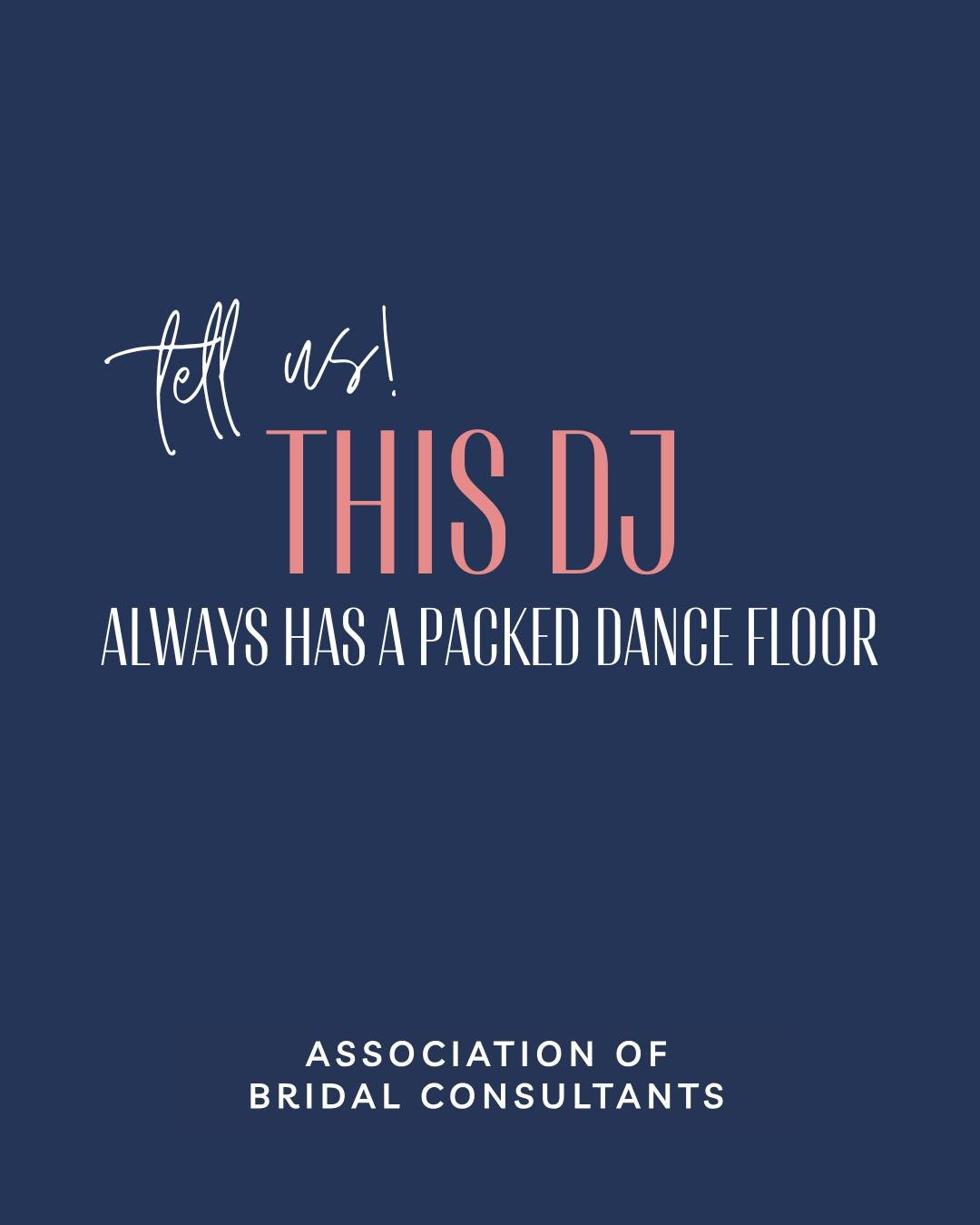 Let&rsquo;s hear it for the ones who keep the dance floor packed all night long! 💃🕺

Tell us about the MCs/DJs you love working with &mdash; and don&rsquo;t forget to tag them below! 👇

From smooth transitions to crowd-favorite playlists, these pr