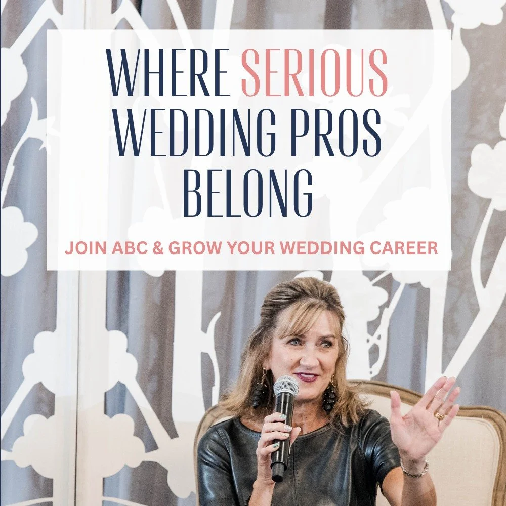 If you&rsquo;re building a business, you belong here.

The wedding and event industry isn&rsquo;t a hobby. It&rsquo;s fast-paced, competitive, and constantly evolving. And the professionals who thrive? They invest in their growth, their network, and 