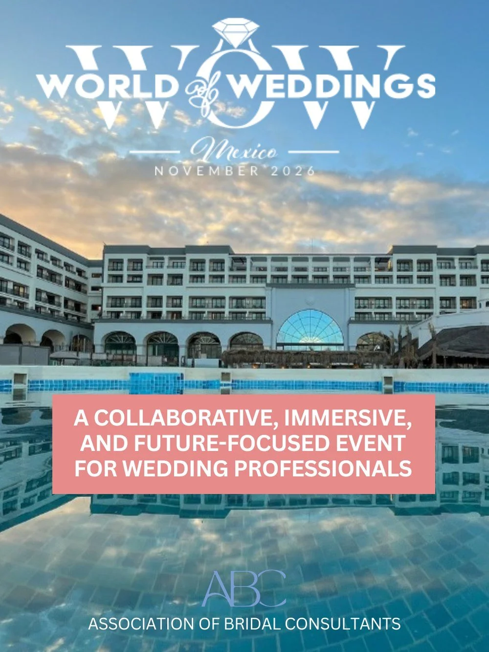 World of Weddings is more than just a conference... 

➡️ It's collaboration with like minded professionals 
➡️ It's an immersive event where YOU actually are the guest 
➡️ It's a future focused mindset 

And you don't need to be a Wedding Planner to 