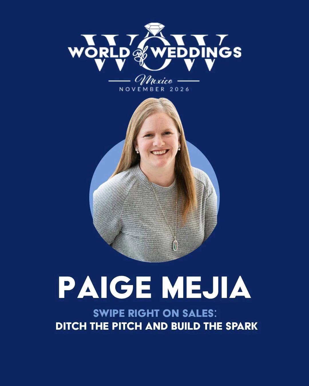 What if the secret to more bookings wasn&rsquo;t a better pitch&hellip; but a better connection? 👀

Join Paige Mejia, FPO, FEO, SEO, at WOW 2026 for:
✨ Swipe Right on Sales: Ditch the Pitch and Build the Spark

Featured by NBC, CBS, KERA&rsquo;s Art