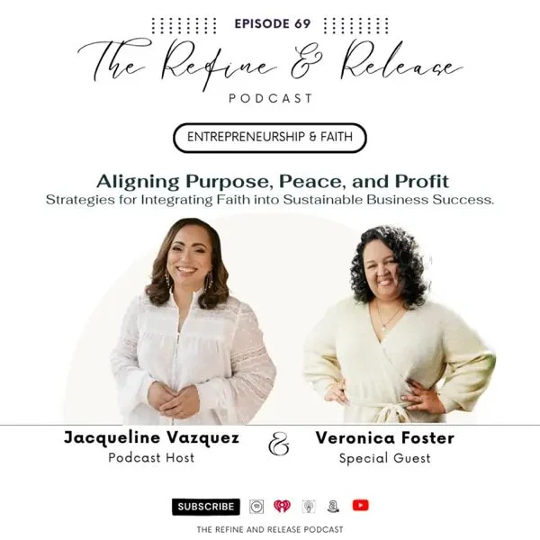 Comment REFINE 1 for the link to listen! 
Entrepreneurship &amp; Faith: Aligning Purpose, Peace, and Profit

How do you sustain a thriving business for over two decades without losing your peace? Joined by entrepreneur Veronica Foster to discuss the 