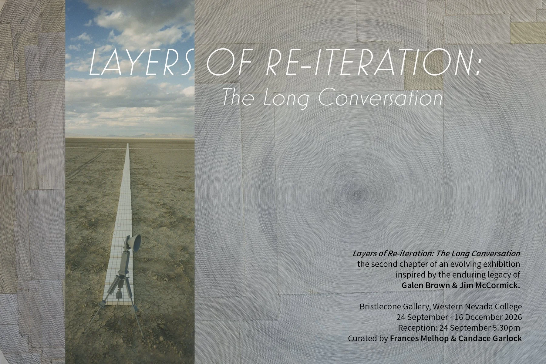 Layers of Re-iteration: The Long Conversation OPENS TONIGHT! 