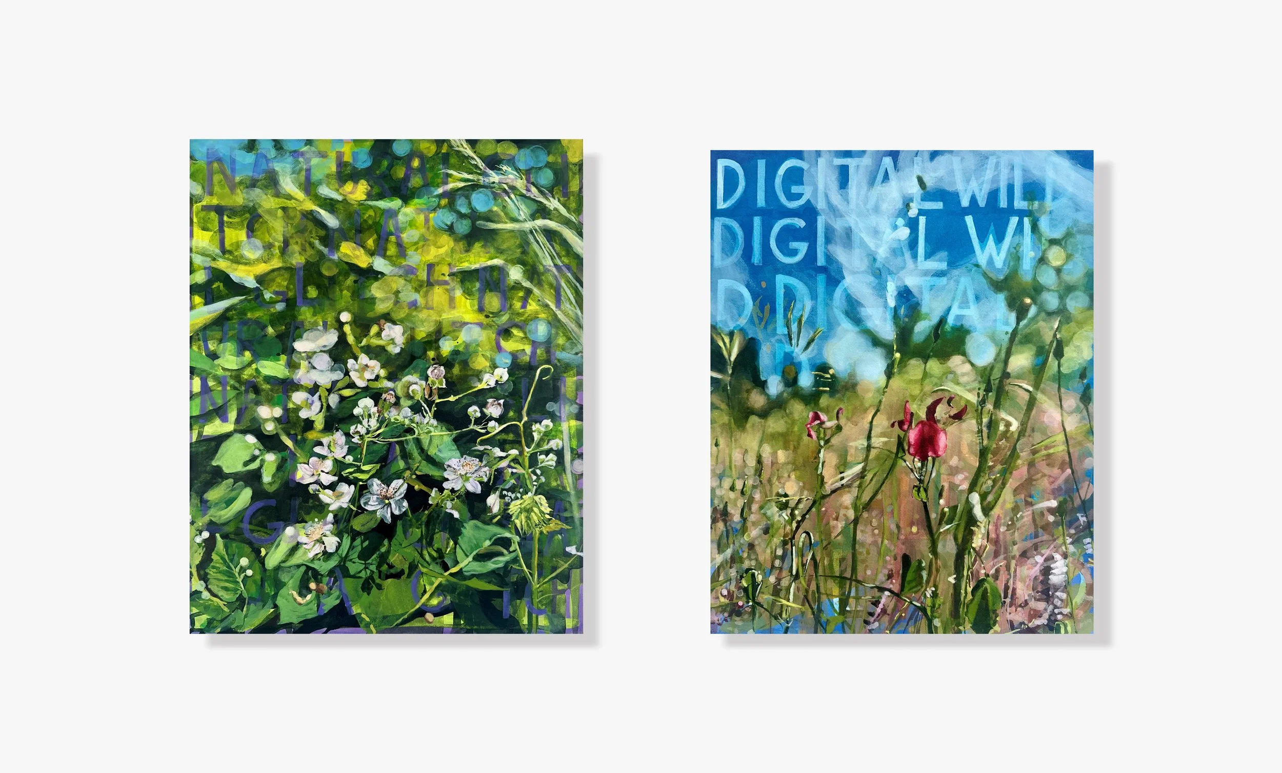 "Natural Glitch" and "Digital Wild" by Julia Schwadron Marianelli