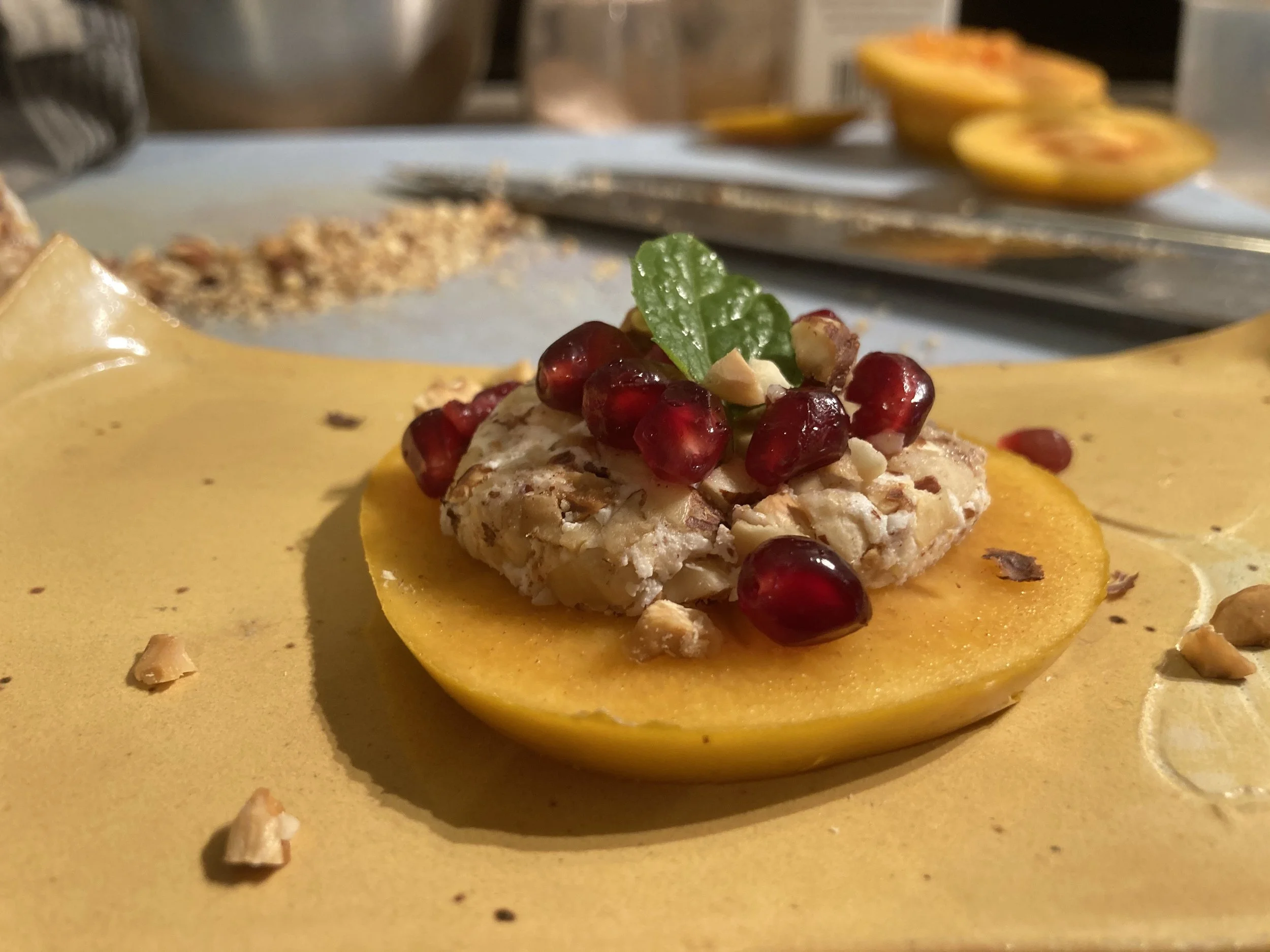 Fall. Honey-Hazelnut Persimmon Coins