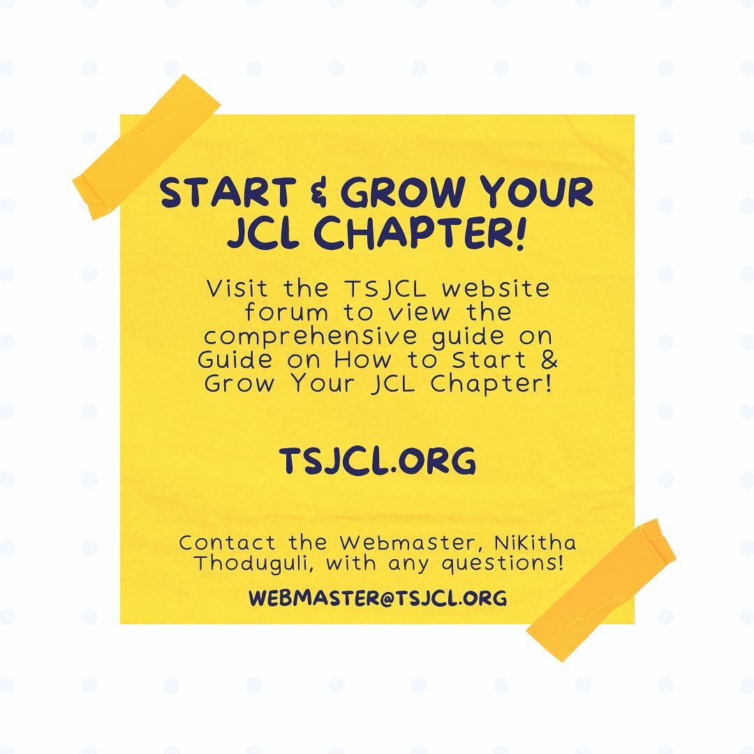 Check out this new resource on the TSJCL website (link in bio)!