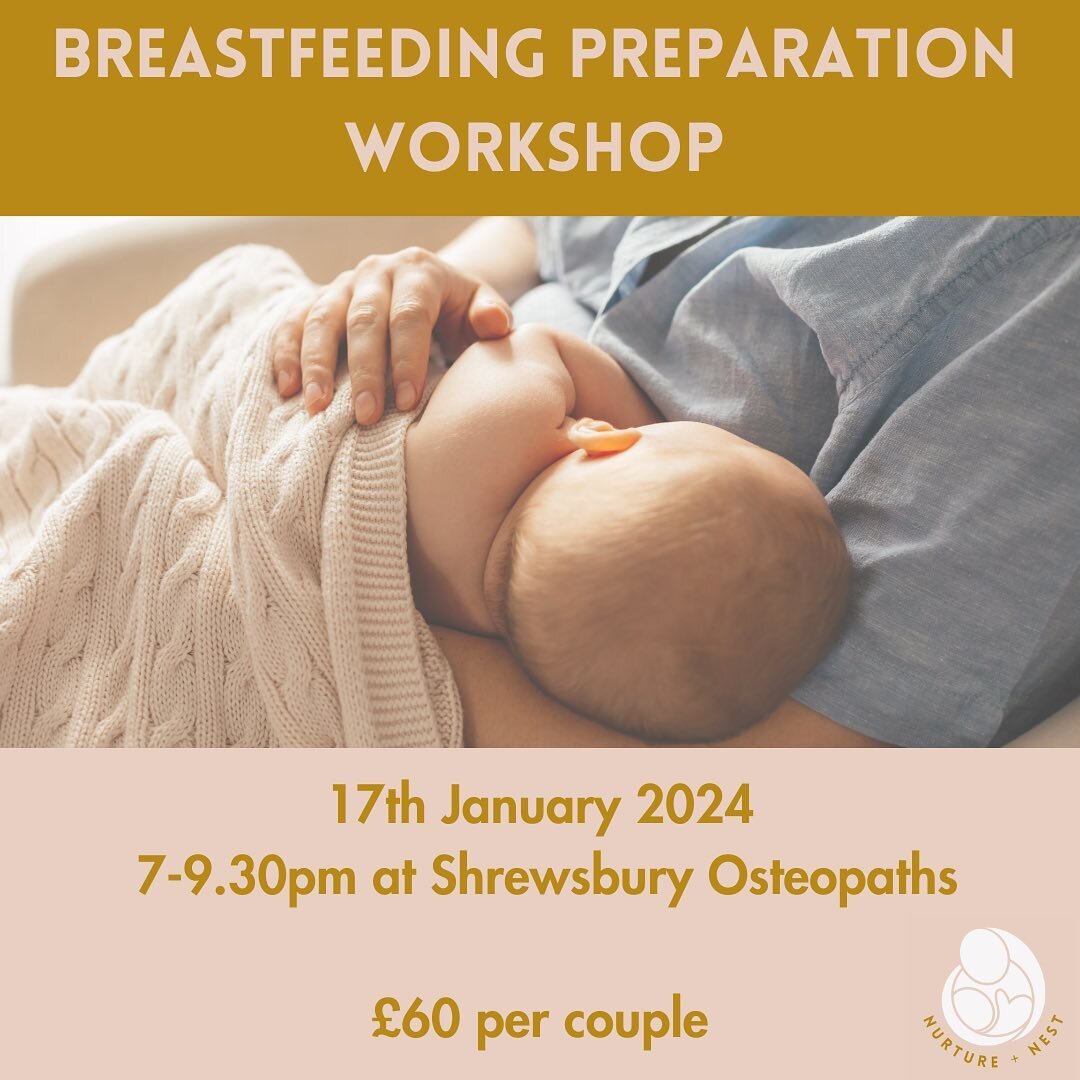 Last chance to grab a space for our January Breastfeeding Preparation Workshop!⁣
⁣
I know lots of you will have covered breastfeeding in your antenatal classes, but this is a deep dive into feeding, and we&rsquo;ve based our teaching on the struggles