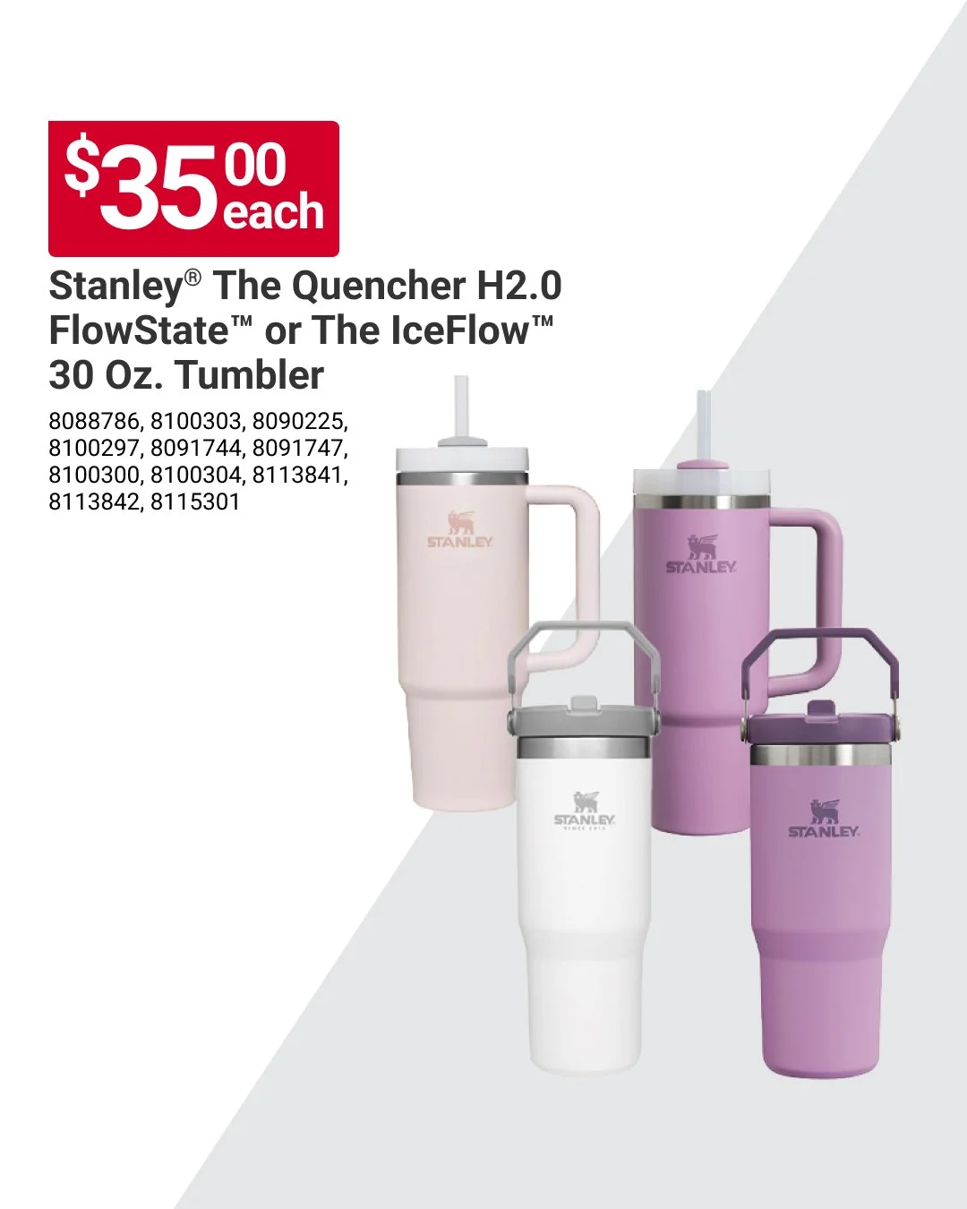 Stanley&reg; can help you stay refreshed while you enjoy a season of outdoor activities. Find select Stanley&reg; Tumblers in our store for only $35. Offer valid through September 30. Learn more at https://www.acehardware.com/local-ad?store=10684 #My