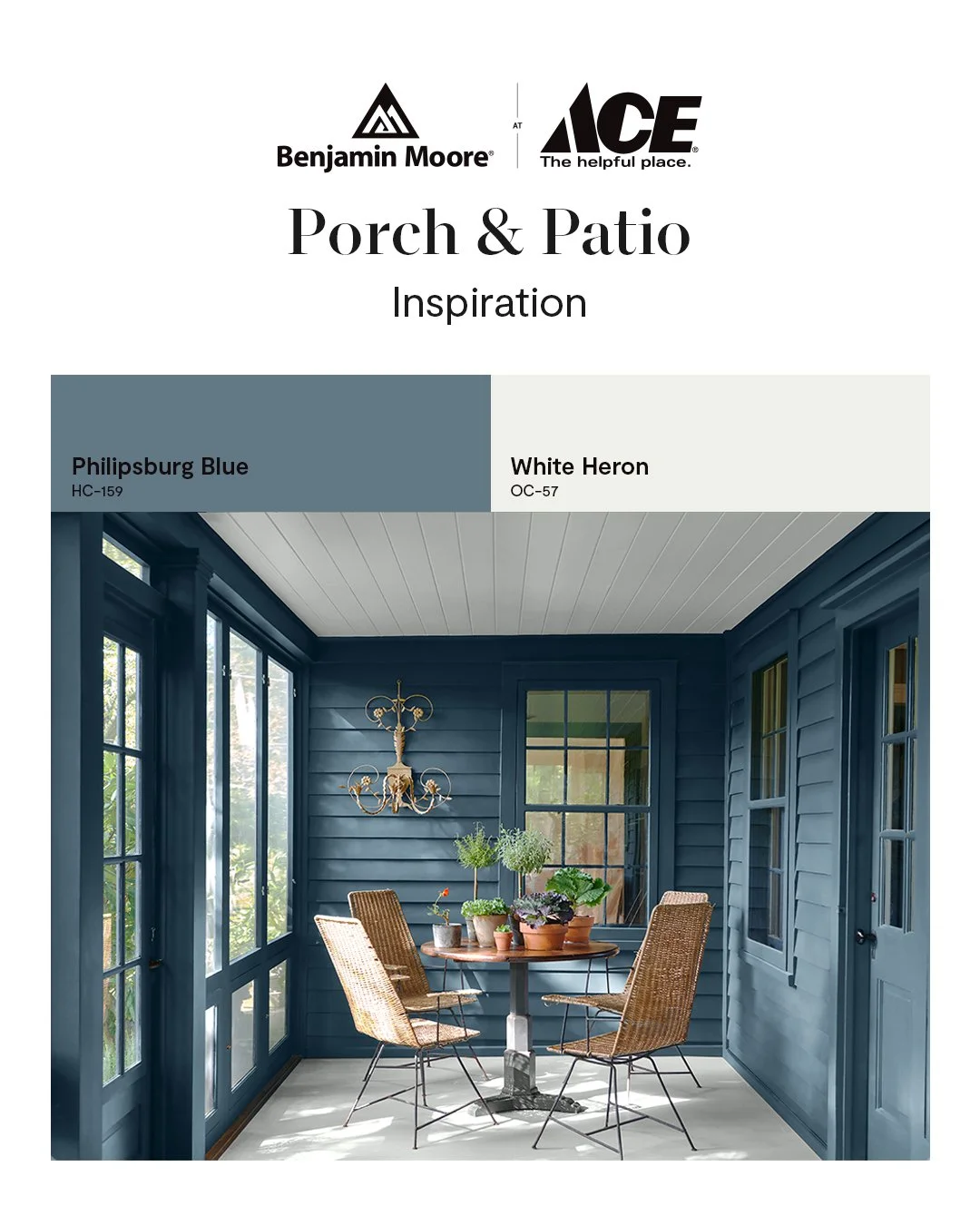 Now this is a color palette we can get behind! 😍 #MaineHardware #AceHardware #MyLocalAce #BenjaminMoore