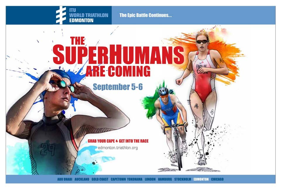ITU Triathlon display ad