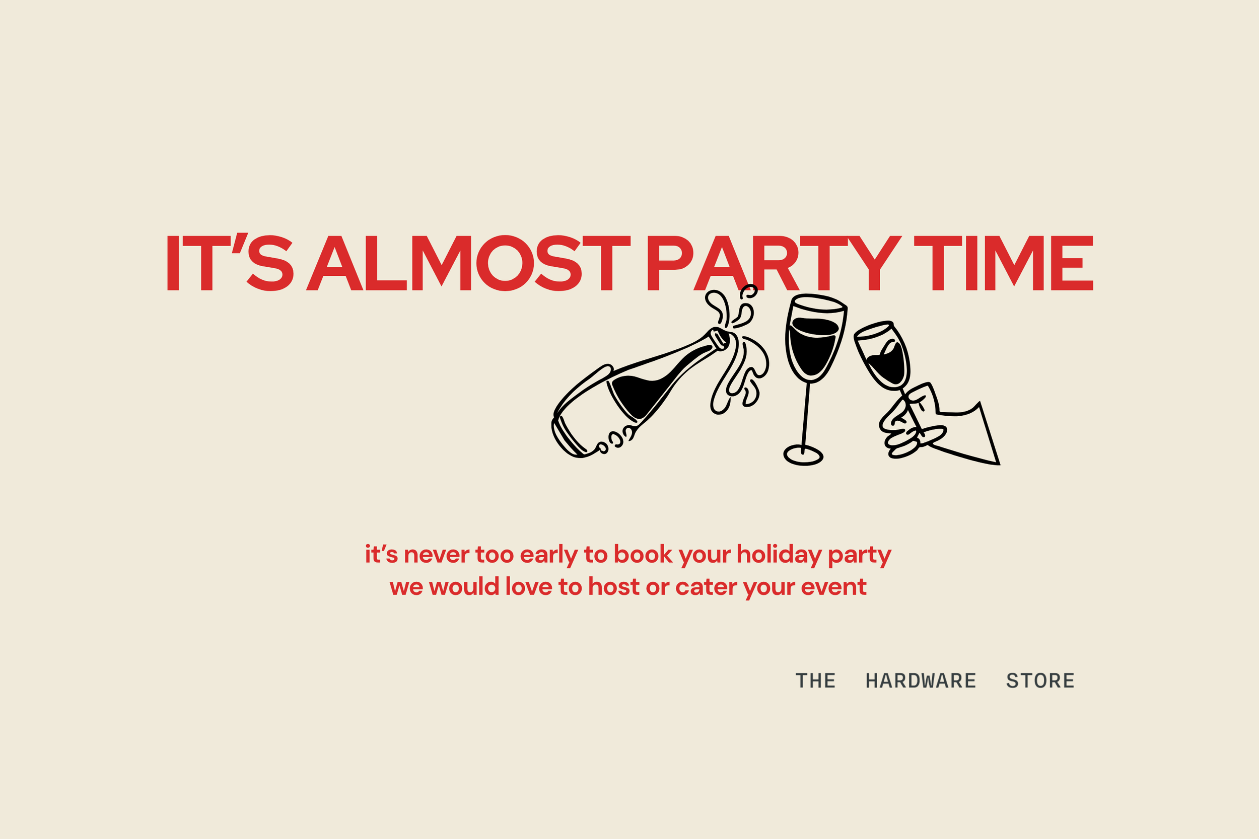 it’s almost party time