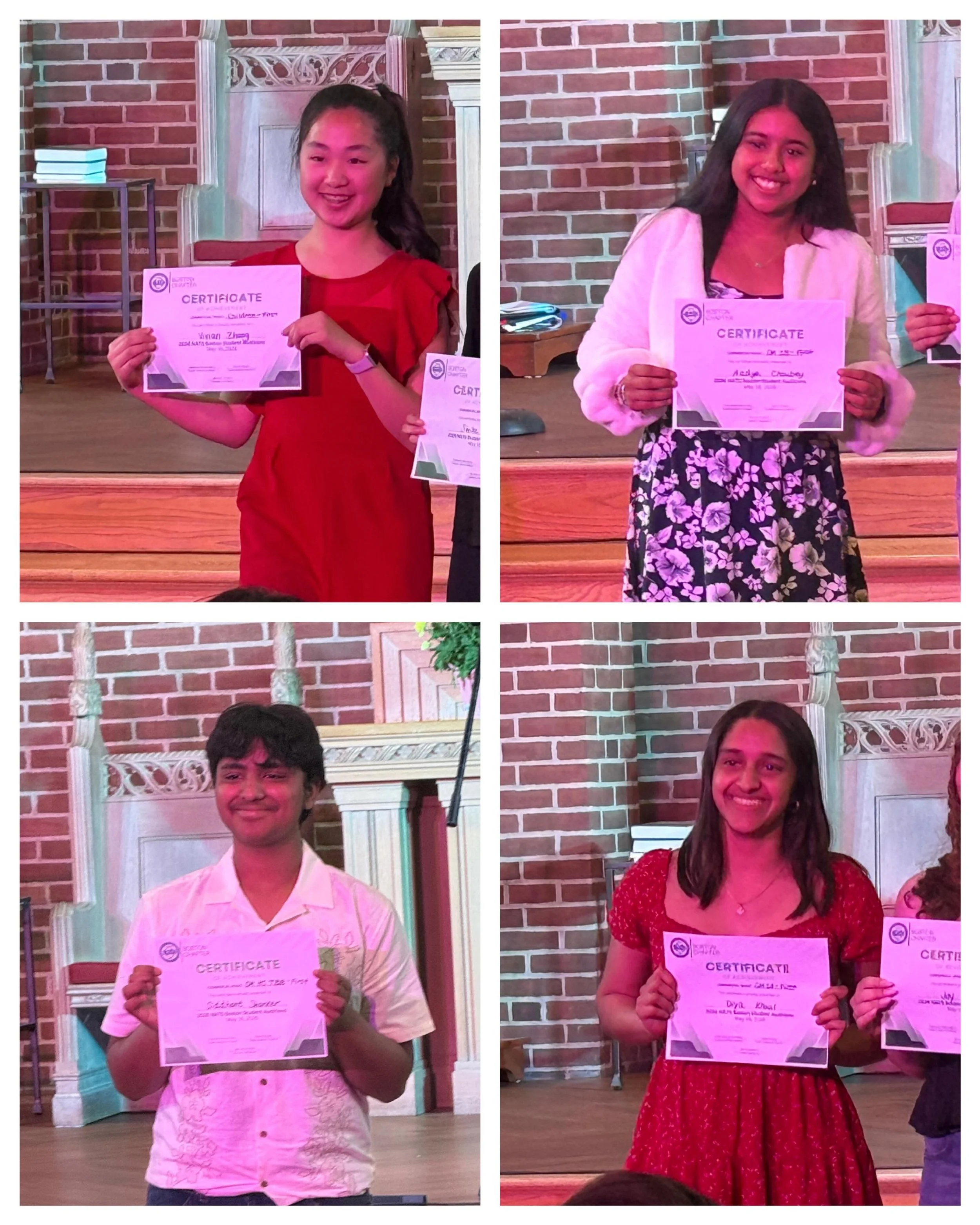 CONGRATS to our NATS Boston 2026 Classical &amp; Commercial Music winners!! 🎉🎶

-Vivian Zhang: 1st place, Children&rsquo;s Commercial
-Aadya Choubey @aadya_revolutionary_rockstar : 1st place, Upper Youth Commercial
-Sid Shanker @sid_shanker : 1st p