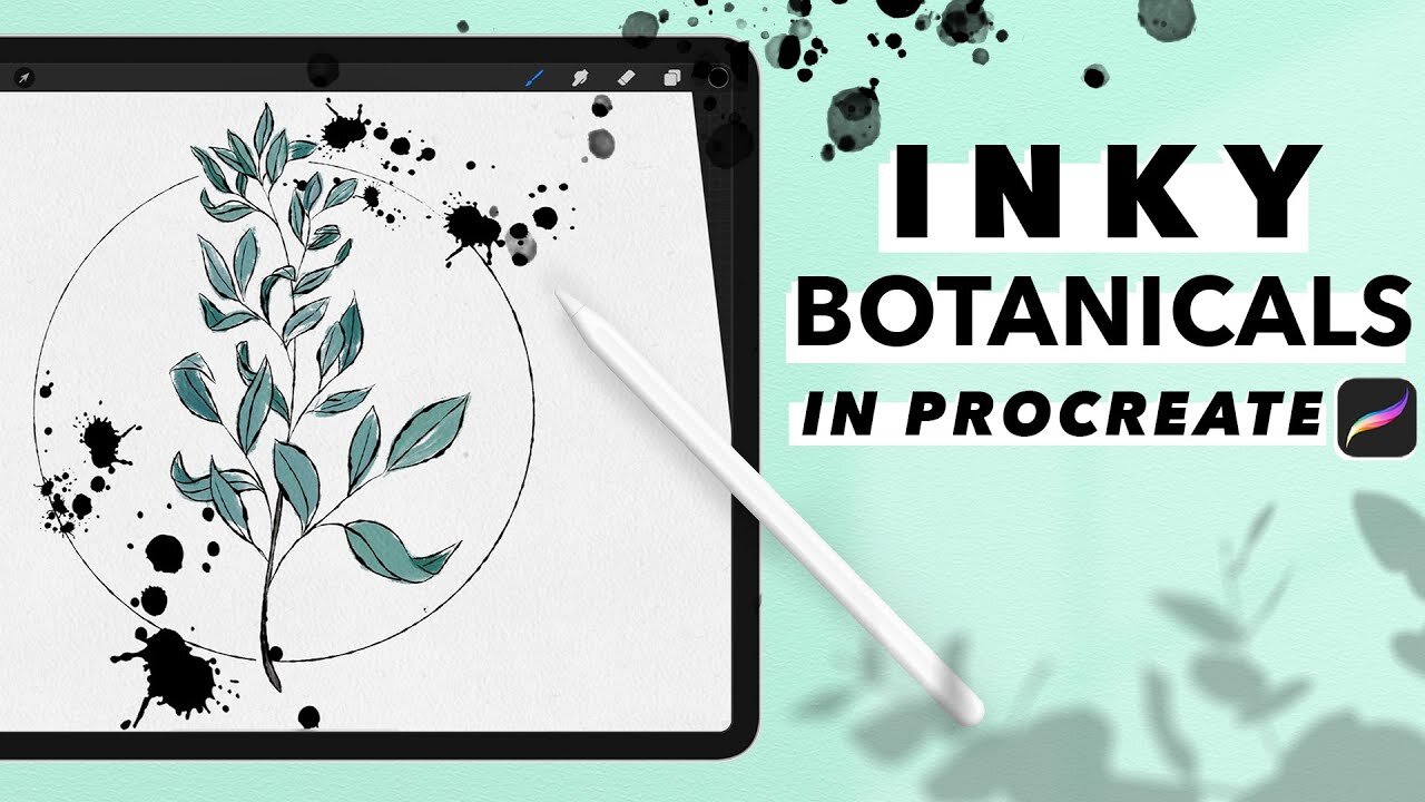 Drawing Linework Botanicals in Procreate