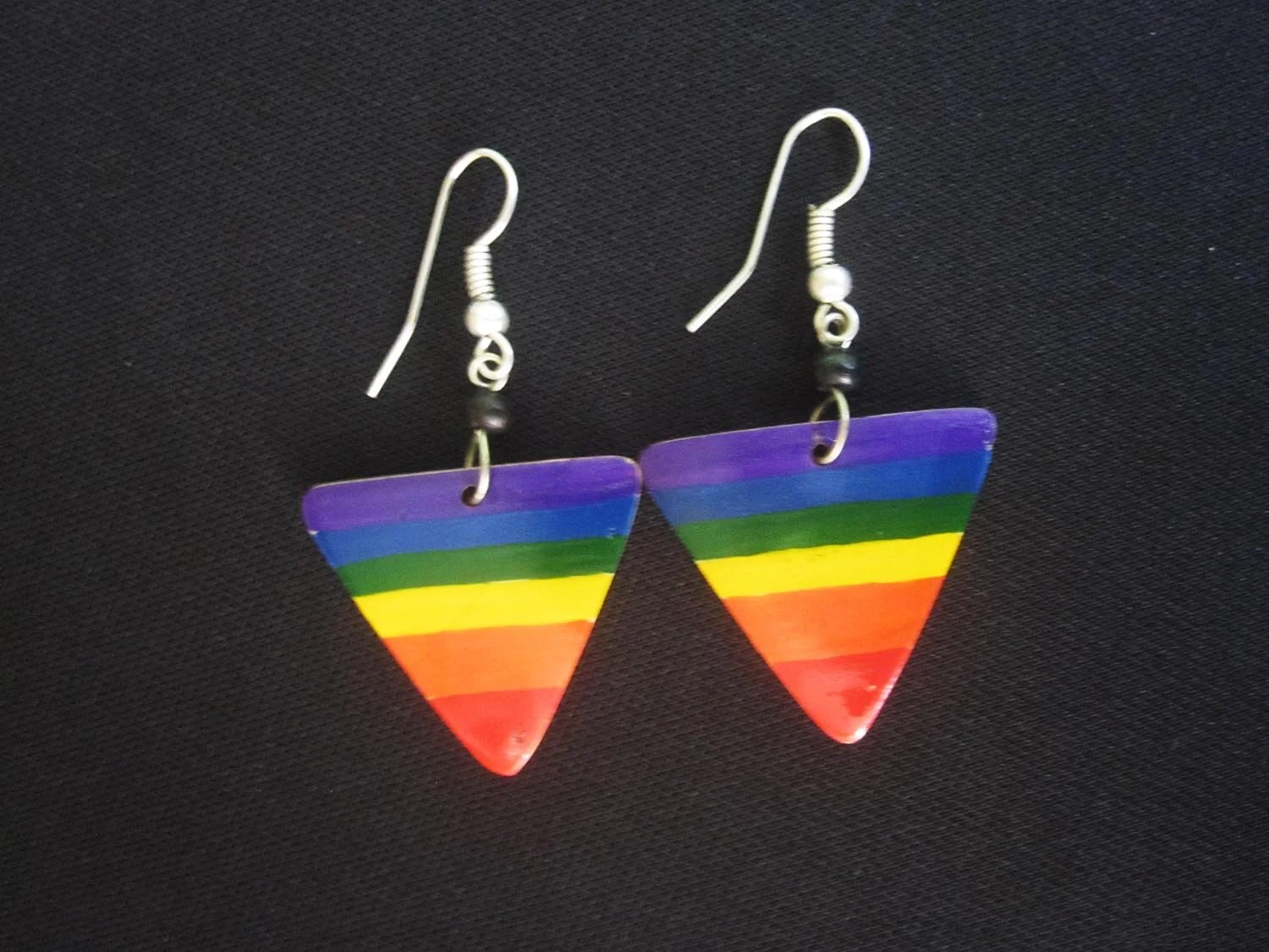 Triangle multicolor earrings