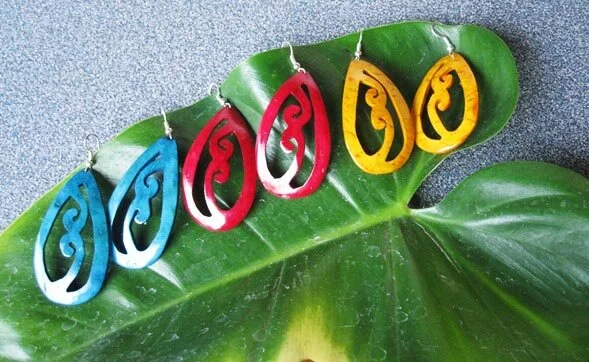 Painted Drops Earrings